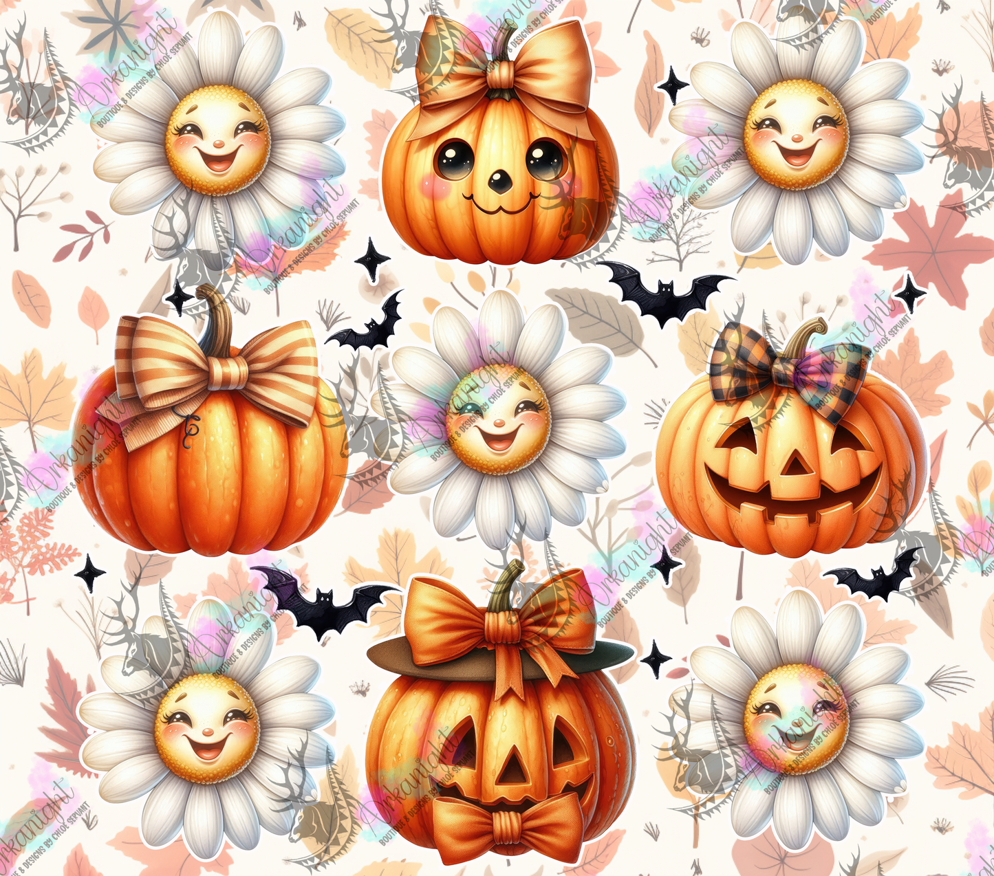 Numérique - Autumn 2024 - Daisies Pumpkin