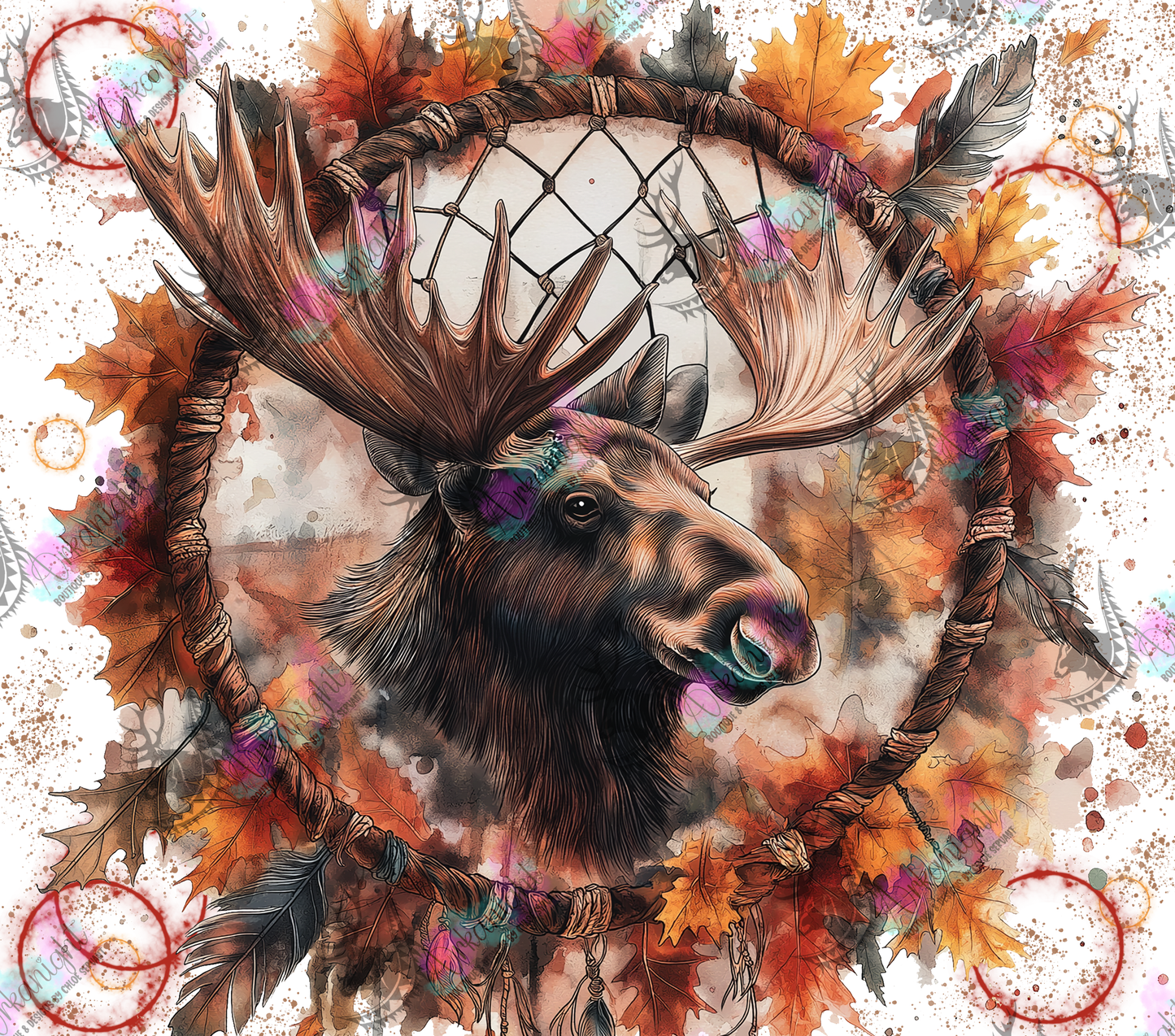 Numérique - Autumn 2024 - Watercolor Moose