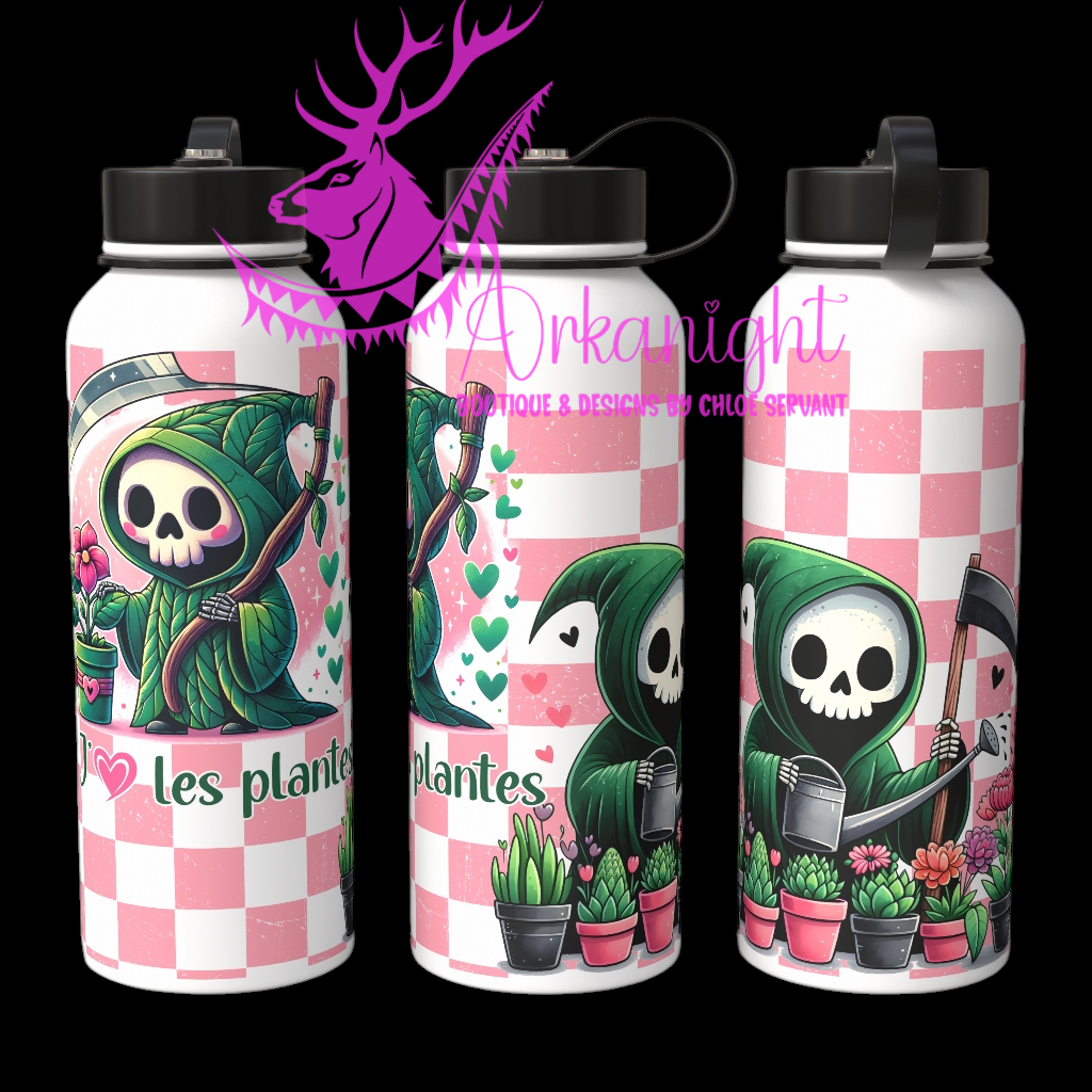 Bouteille d'eau sur commande - J'aime les plantes