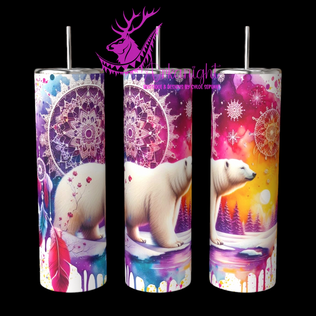 Gourde sur commande - Collection Hiver 2024 - Artic Polar Bear - 02