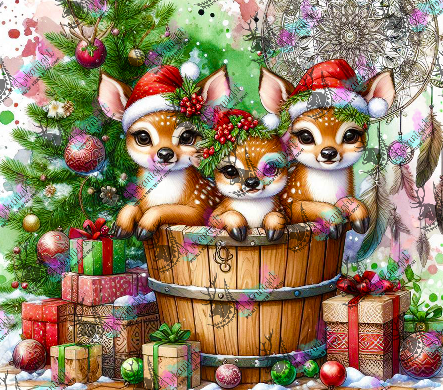 Numérique - Collection Hiver 2024 - Animals into the barrel - Deer