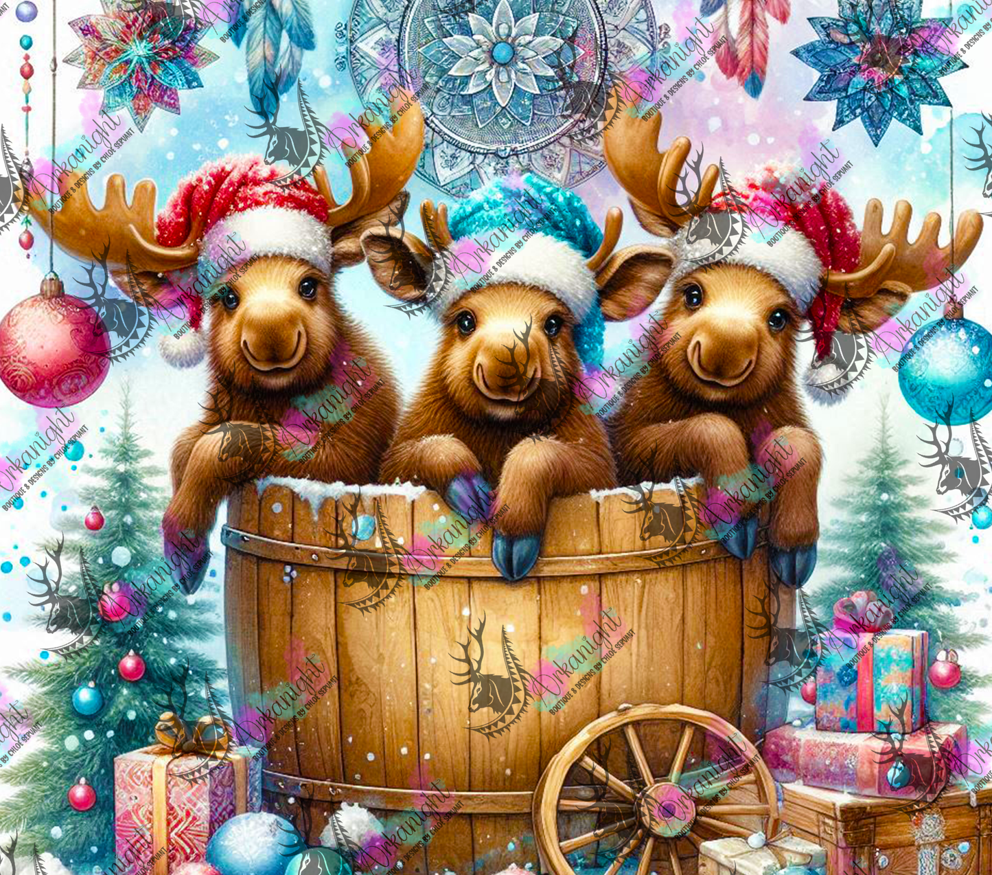 Numérique - Collection Hiver 2024 - Animals into the barrel - Moose
