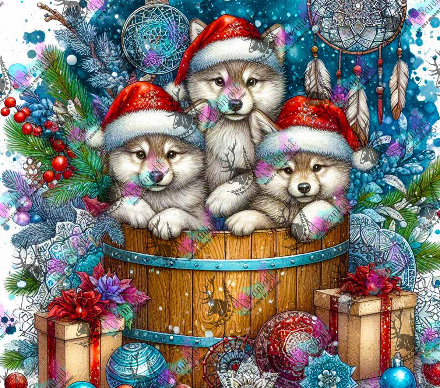 Numérique - Collection Hiver 2024 - Animals into the barrel - Wolf