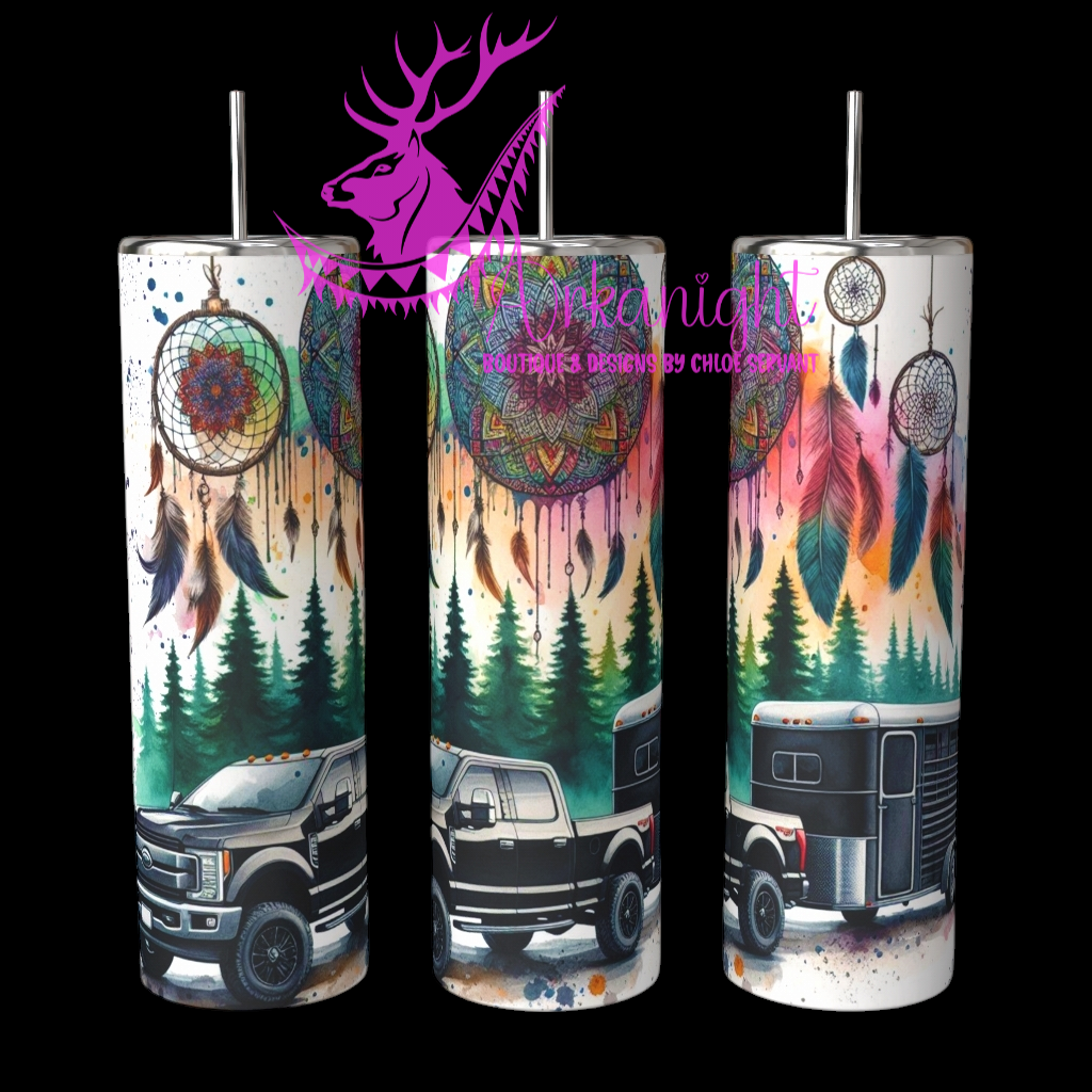 Gourde sur commande - Collection Voyage 2024 - Truck and Horse Trailer- 17