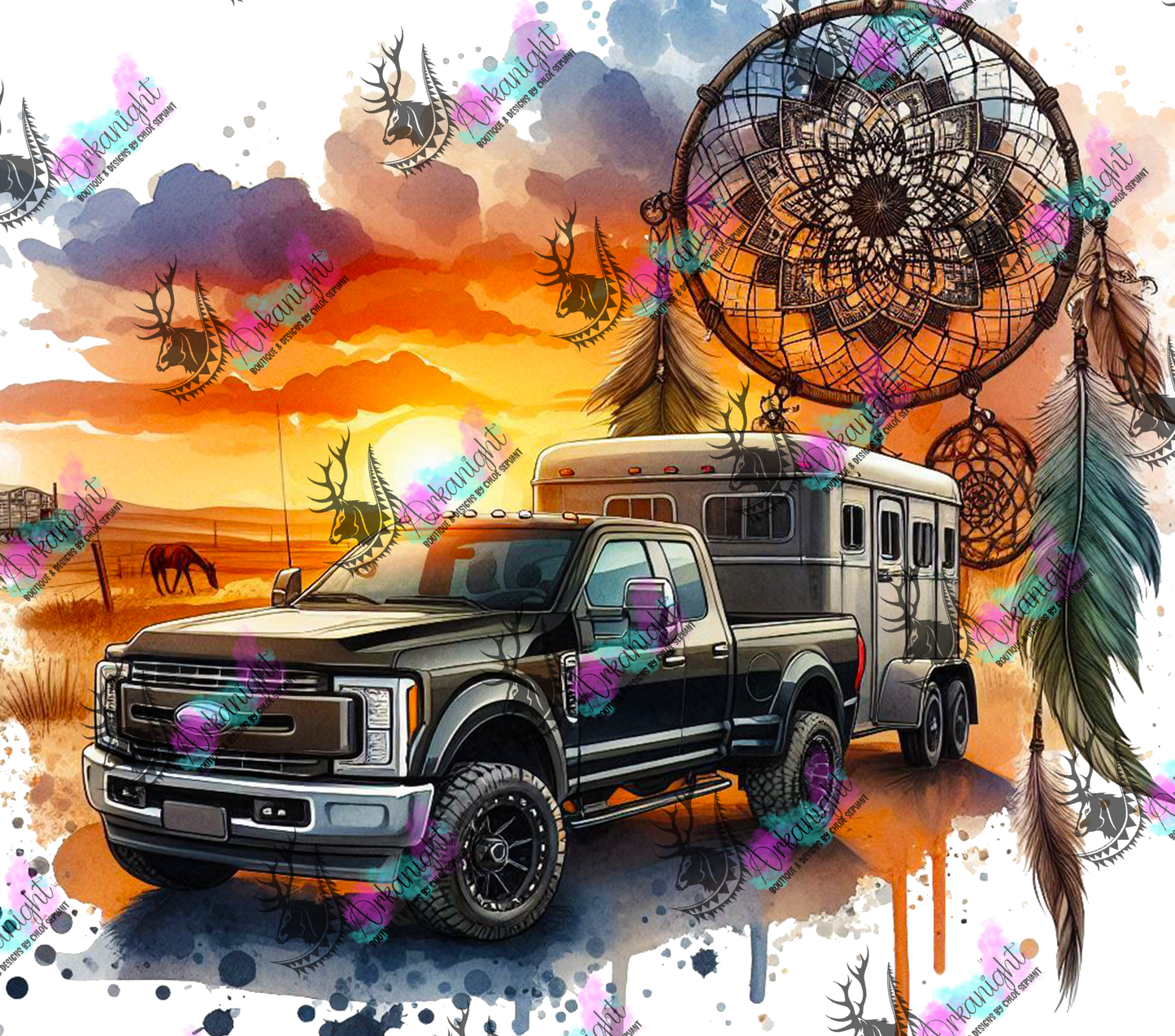 Numérique - Collection Voyage 2024 - Truck and Horse Trailer - 04