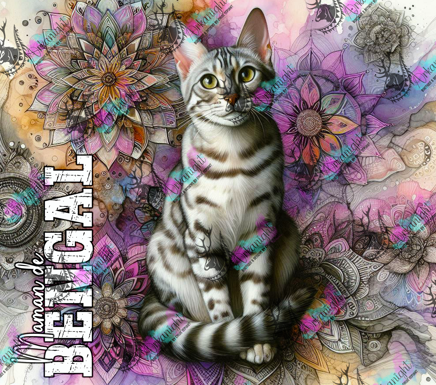 Numérique - Maman de Bengal - Mandalas - 03