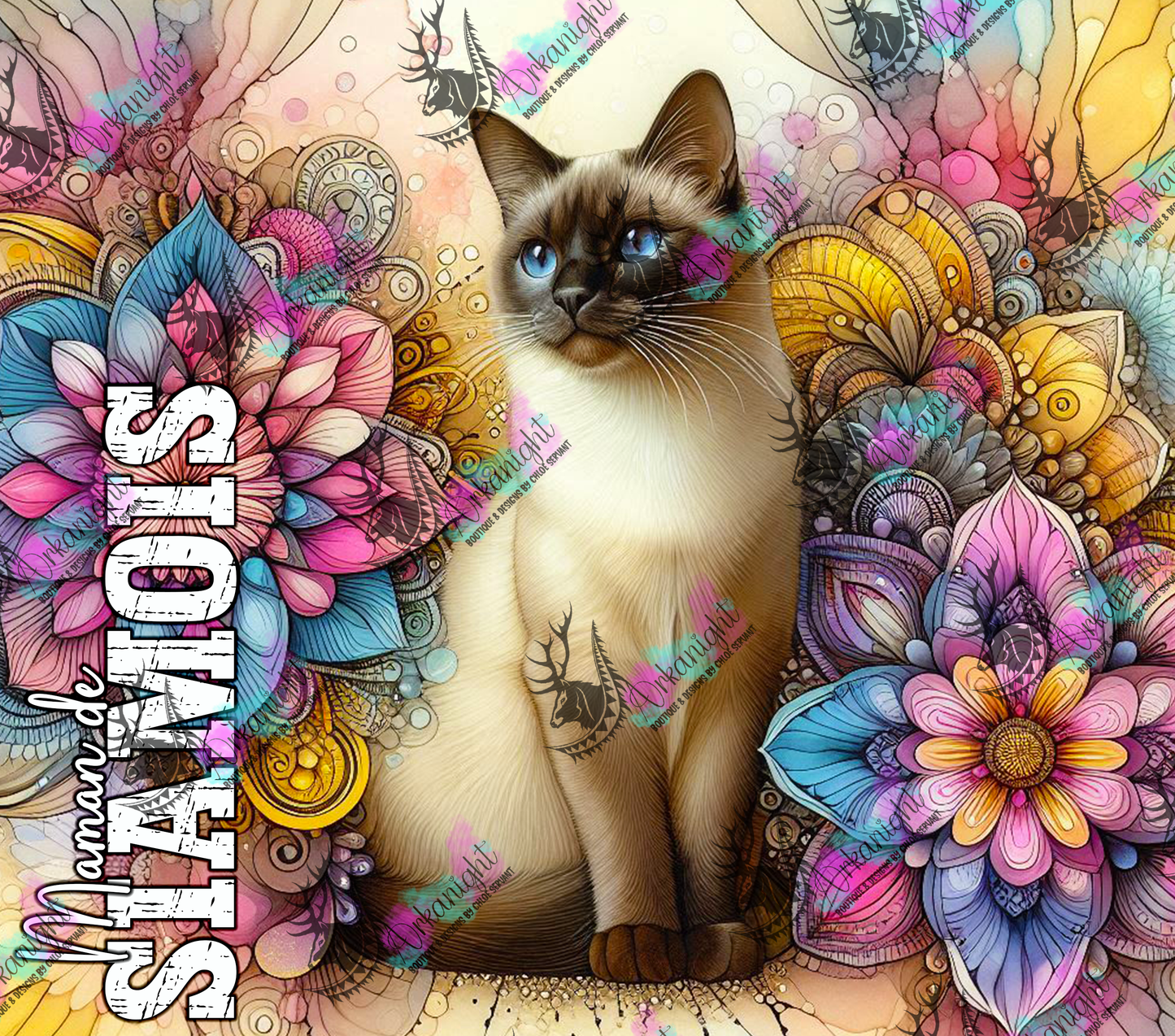 Numérique - Maman de Siamois - Mandalas