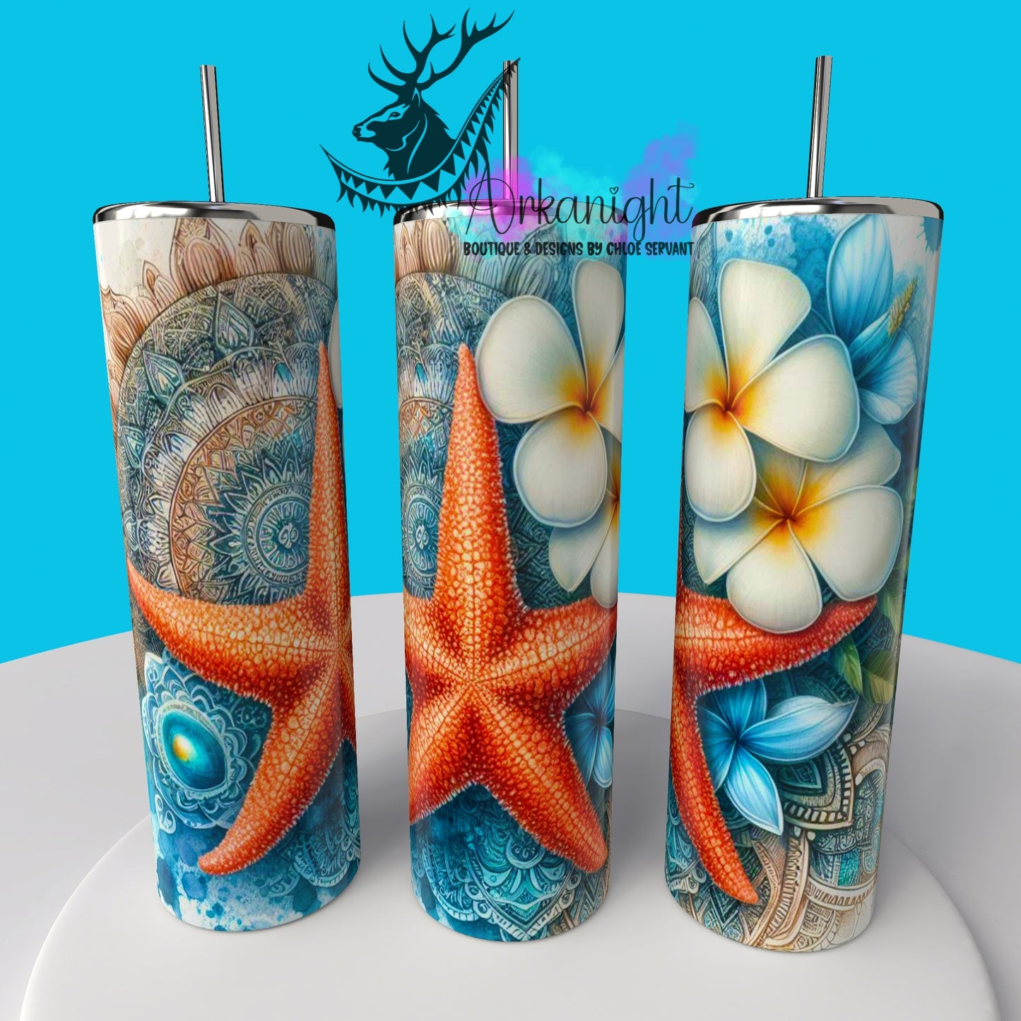 Gourde sur commande - Collection de la mer - Starfish