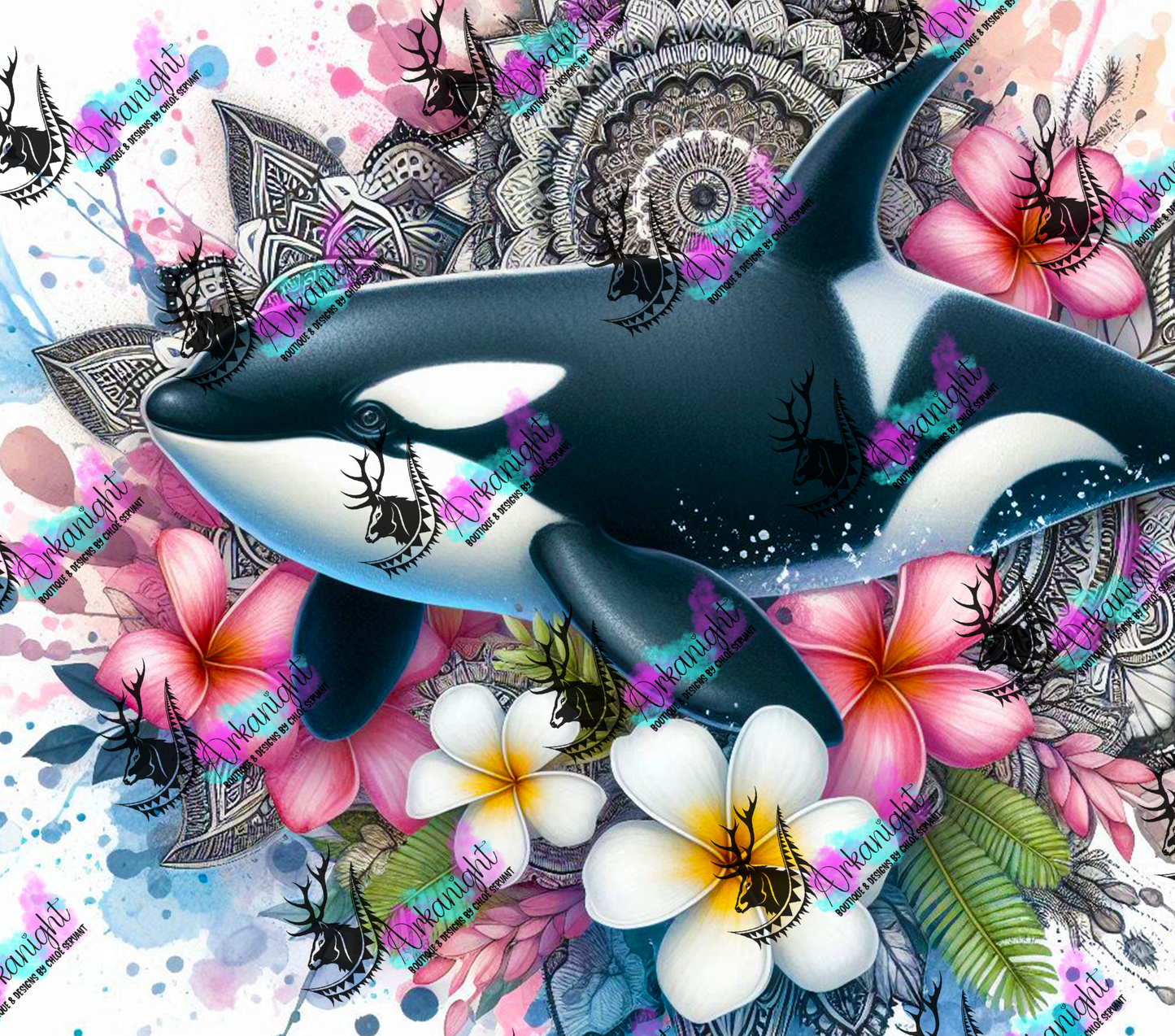 Numérique - Collection de la mer - Orca - 01