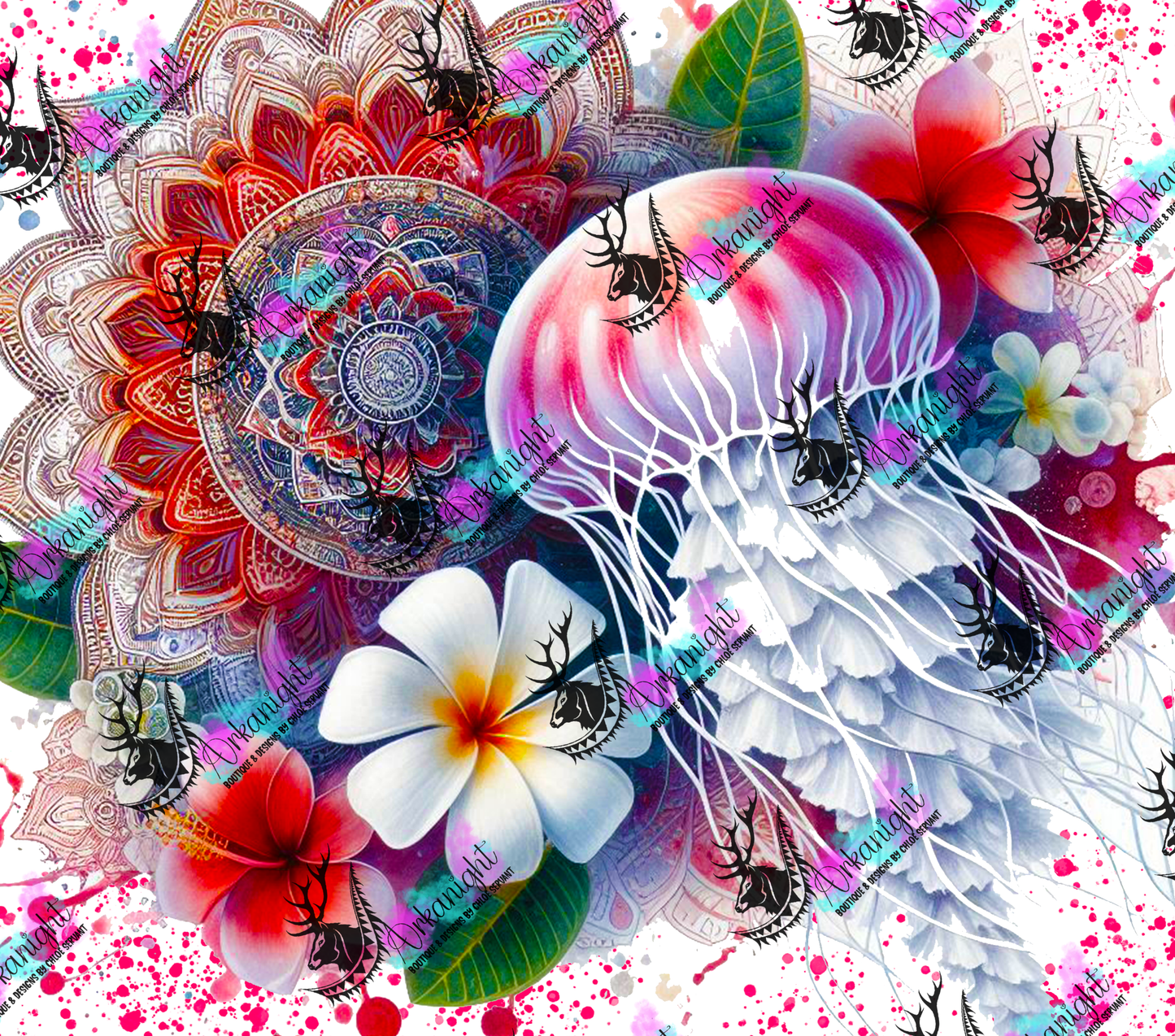 Numérique - Collection de la mer - Jelly Fish