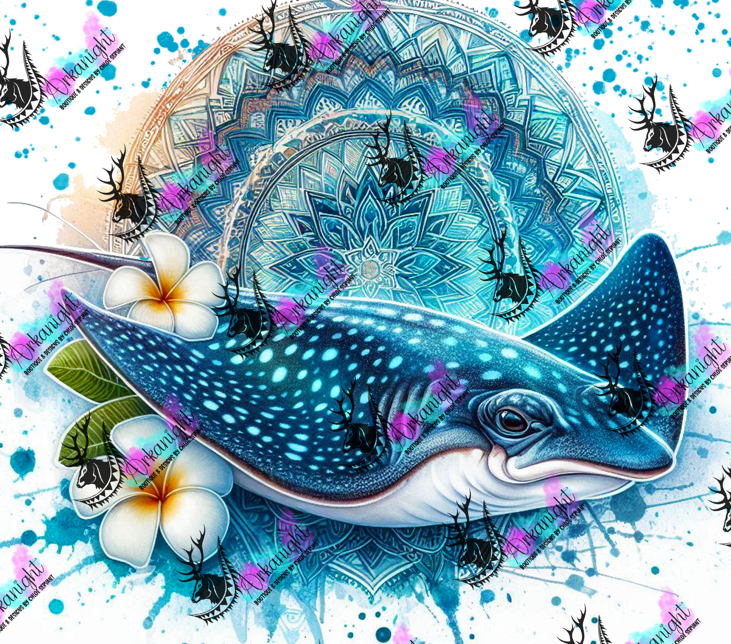 Numérique - Collection de la mer - Raie Manta- 02