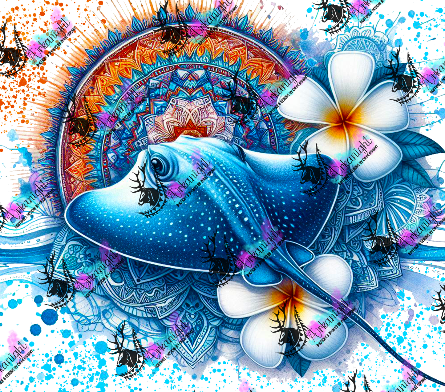 Numérique - Collection de la mer - Raie Manta - 03