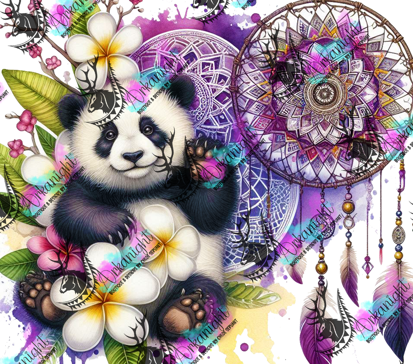 Numérique - Mandalas Panda - 02 - 2025
