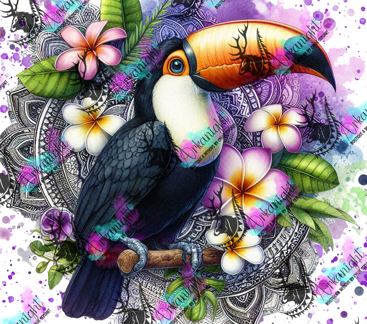Numérique - Mandalas Toucan - 01 - 2025