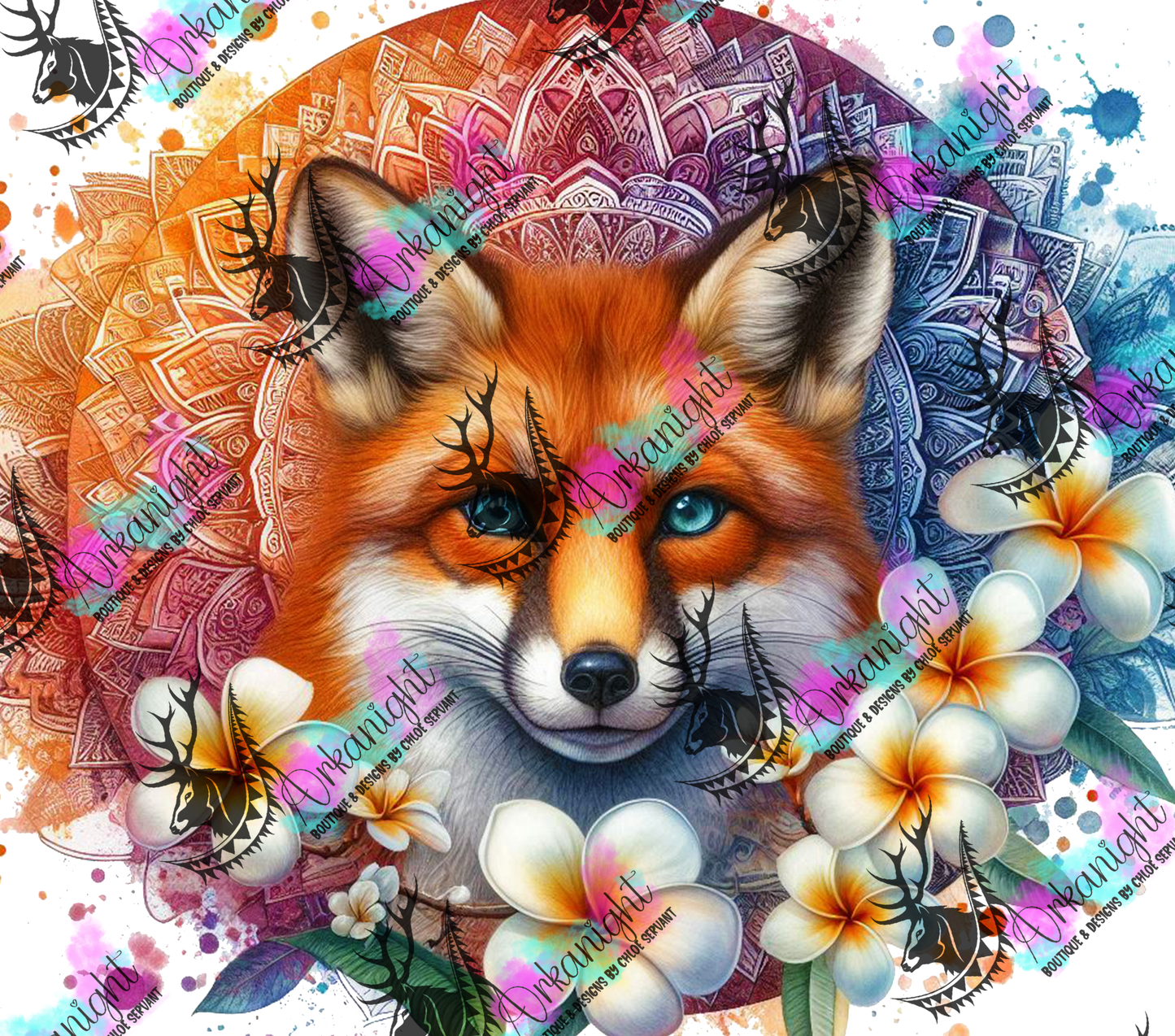 Numérique - Mandalas Fox - 01 2025