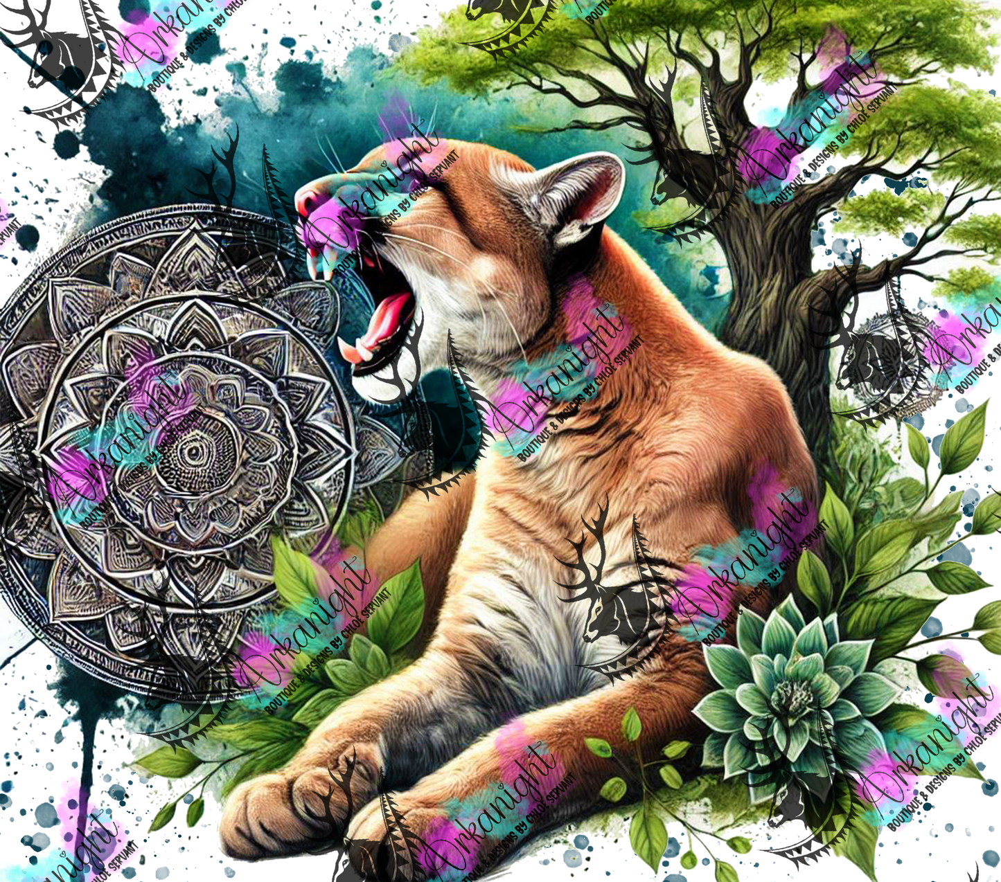 Numérique - Mandalas Roaring Puma 2025