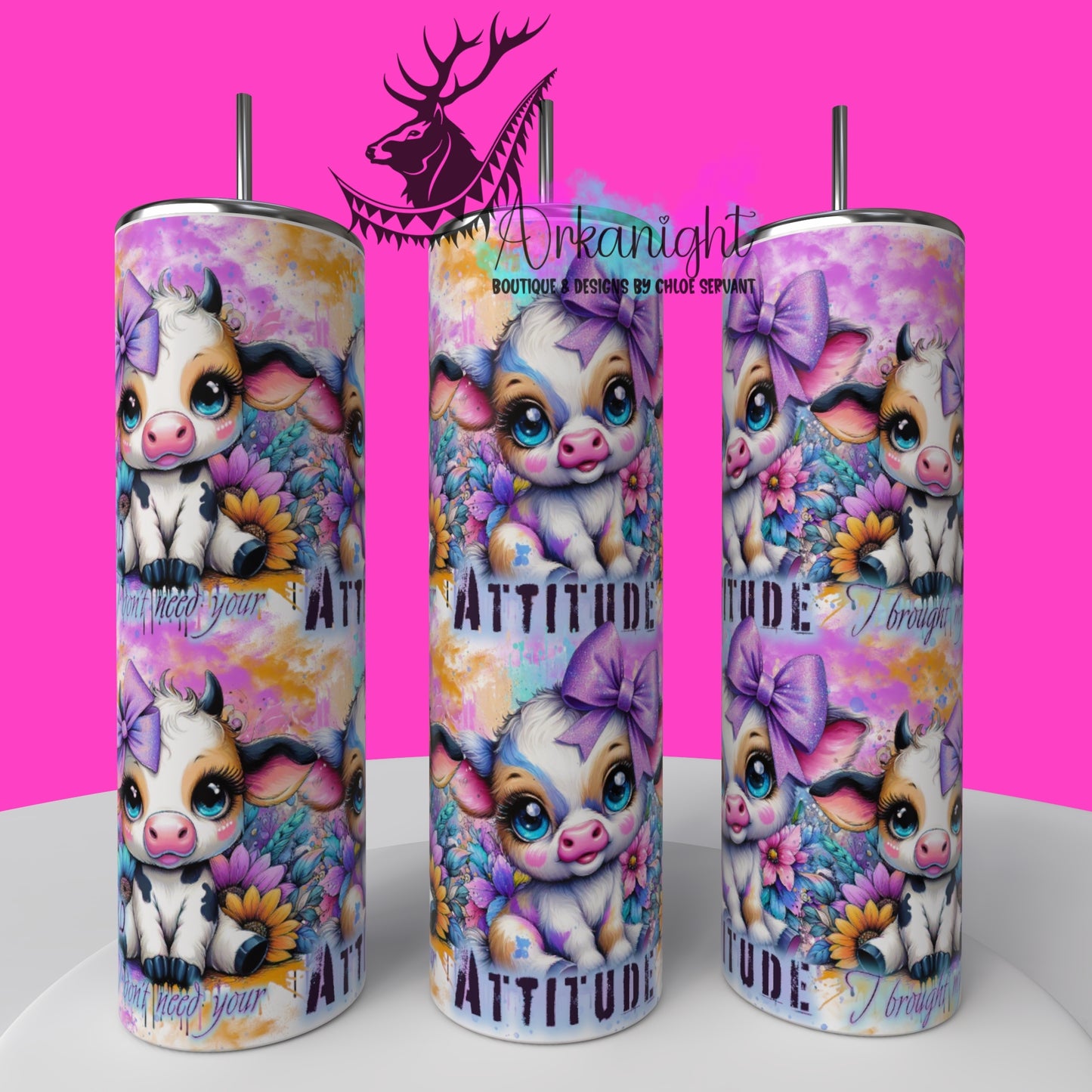 Gourde sur commande - I Brought my own attitude