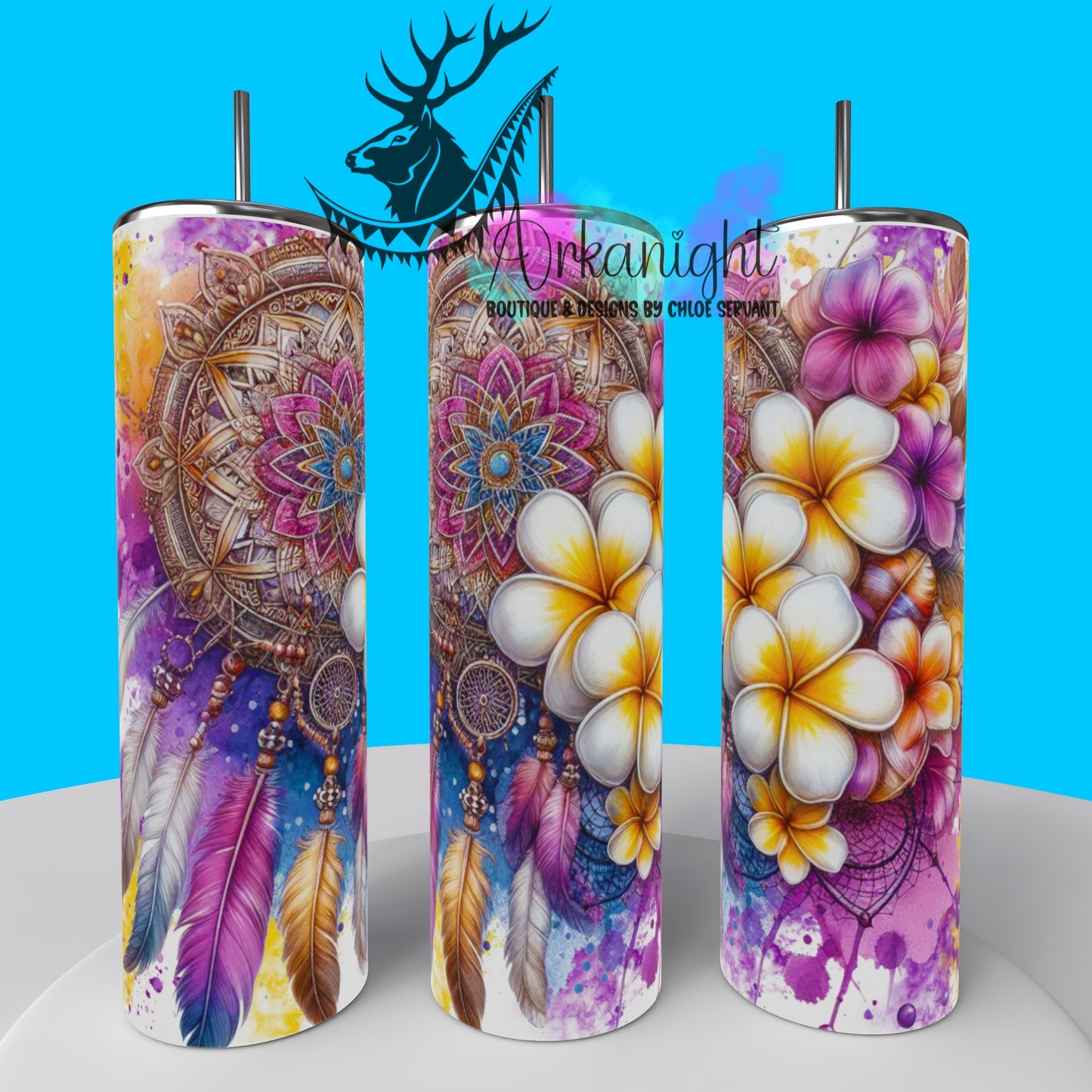 Gourde sur commande - Collection Mandalas Vintage - 05