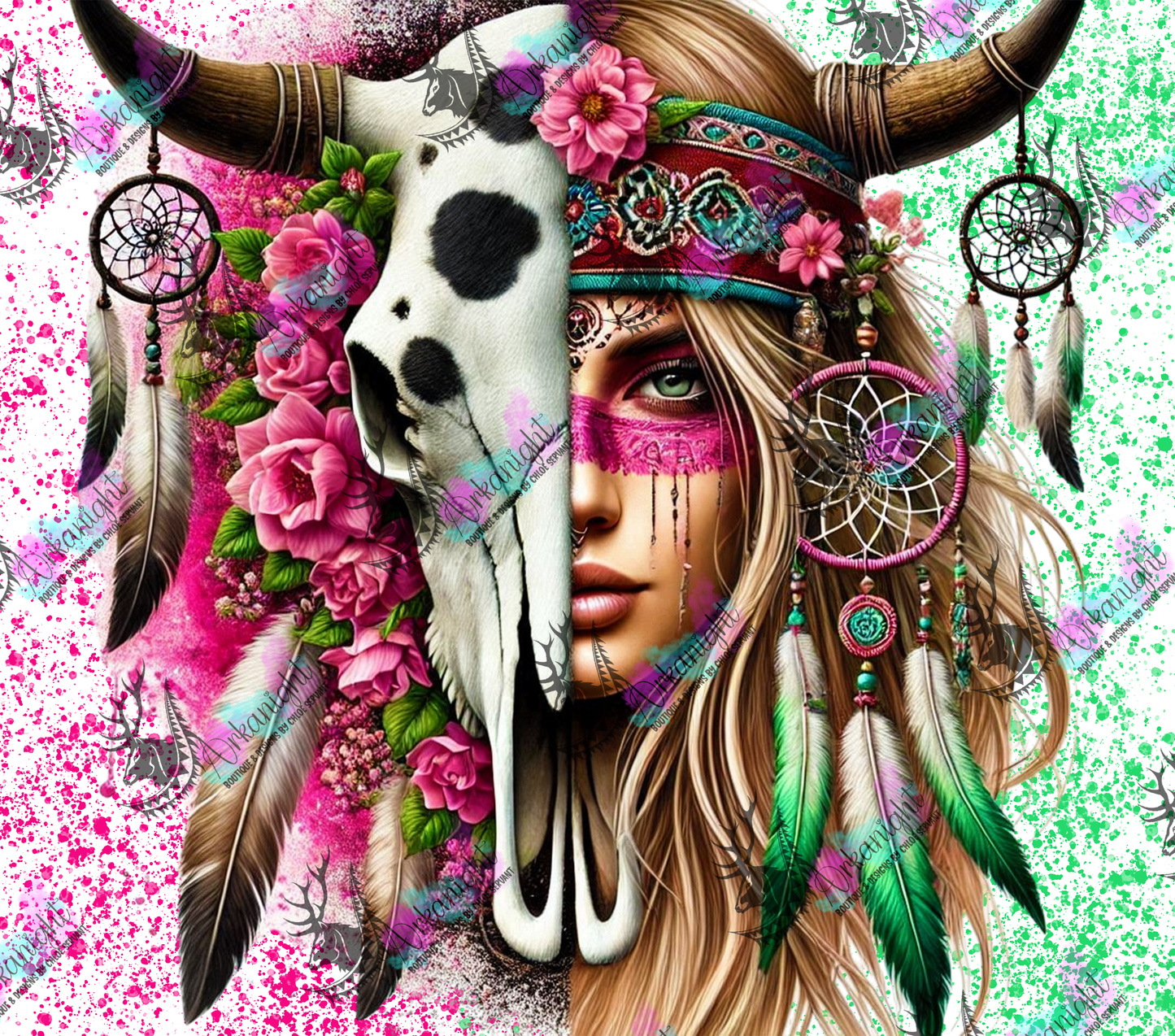 Numérique - Collection Animal Totem - Bramabull & Blond Hair