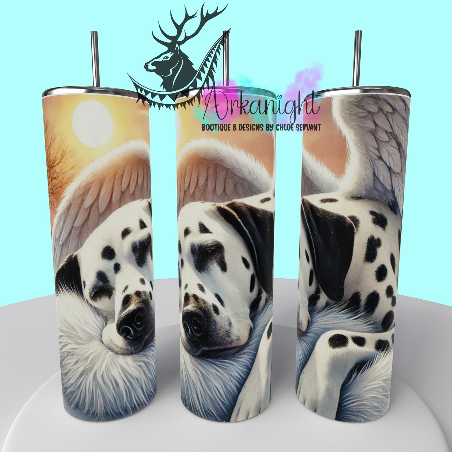 Gourde sur commande - Collection Mémoire Chien - Dalmatian