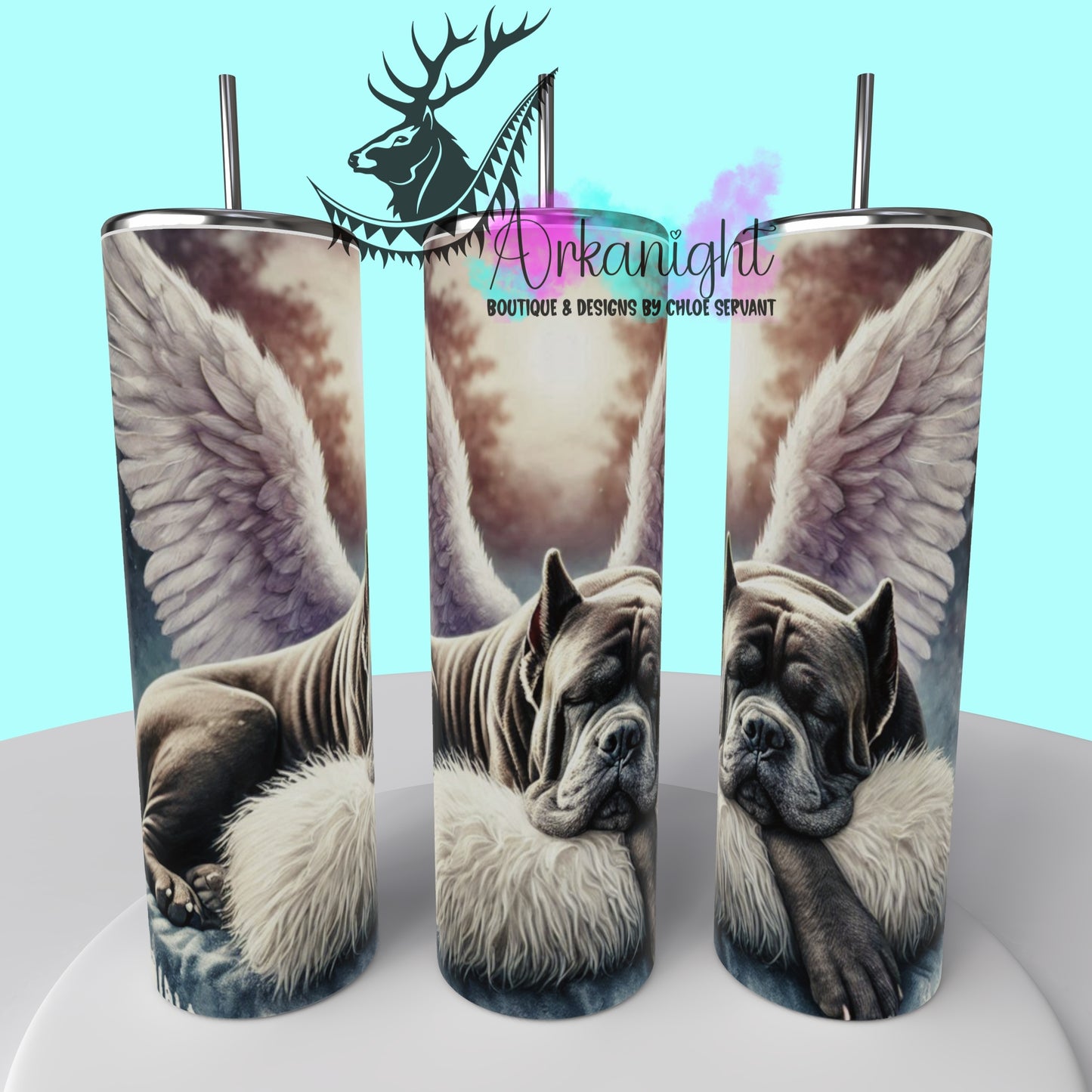 Gourde sur commande - Collection Mémoire Chien - Cane Corso