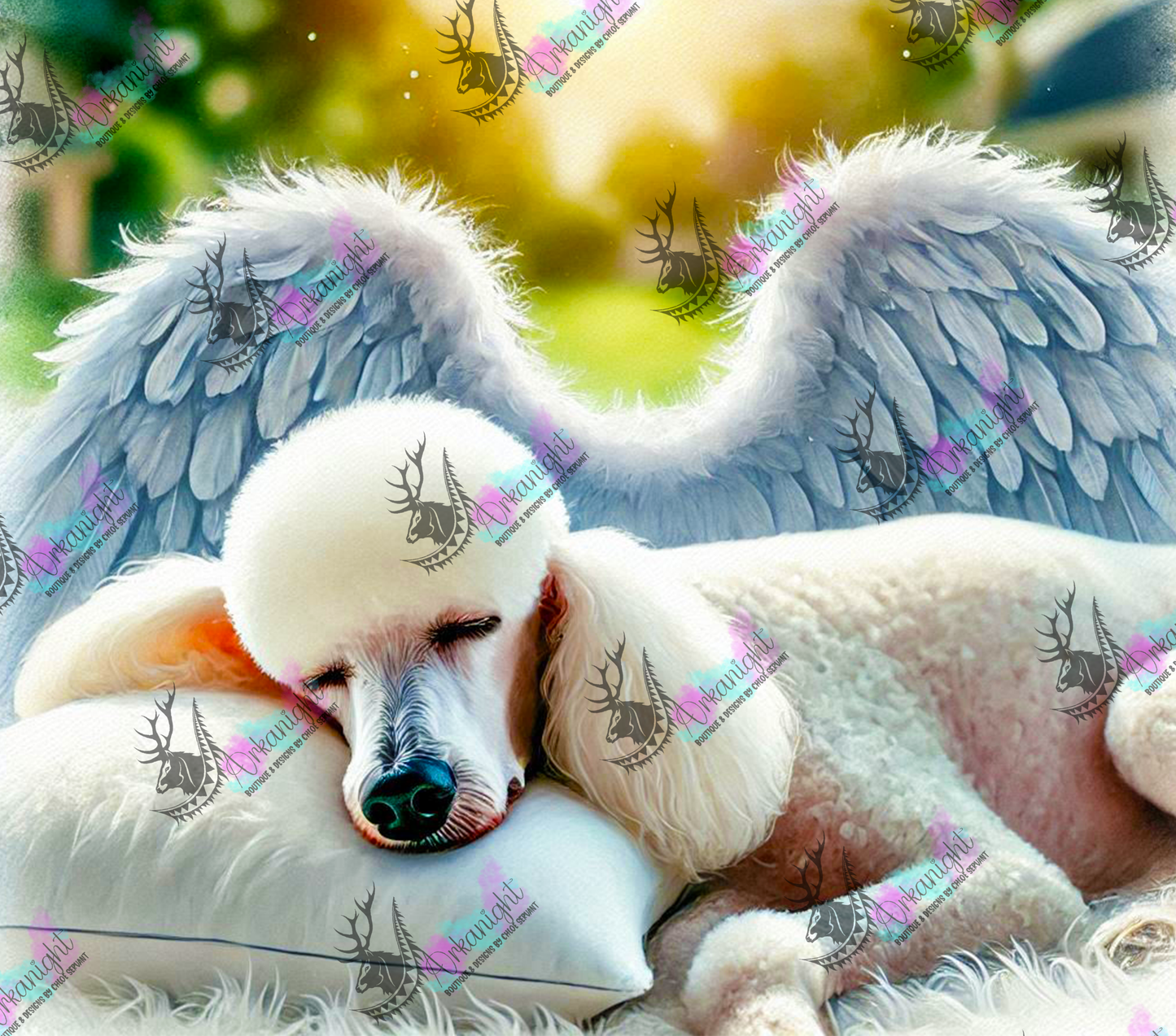 Numérique - Collection Mémoire Chien - White Poodle