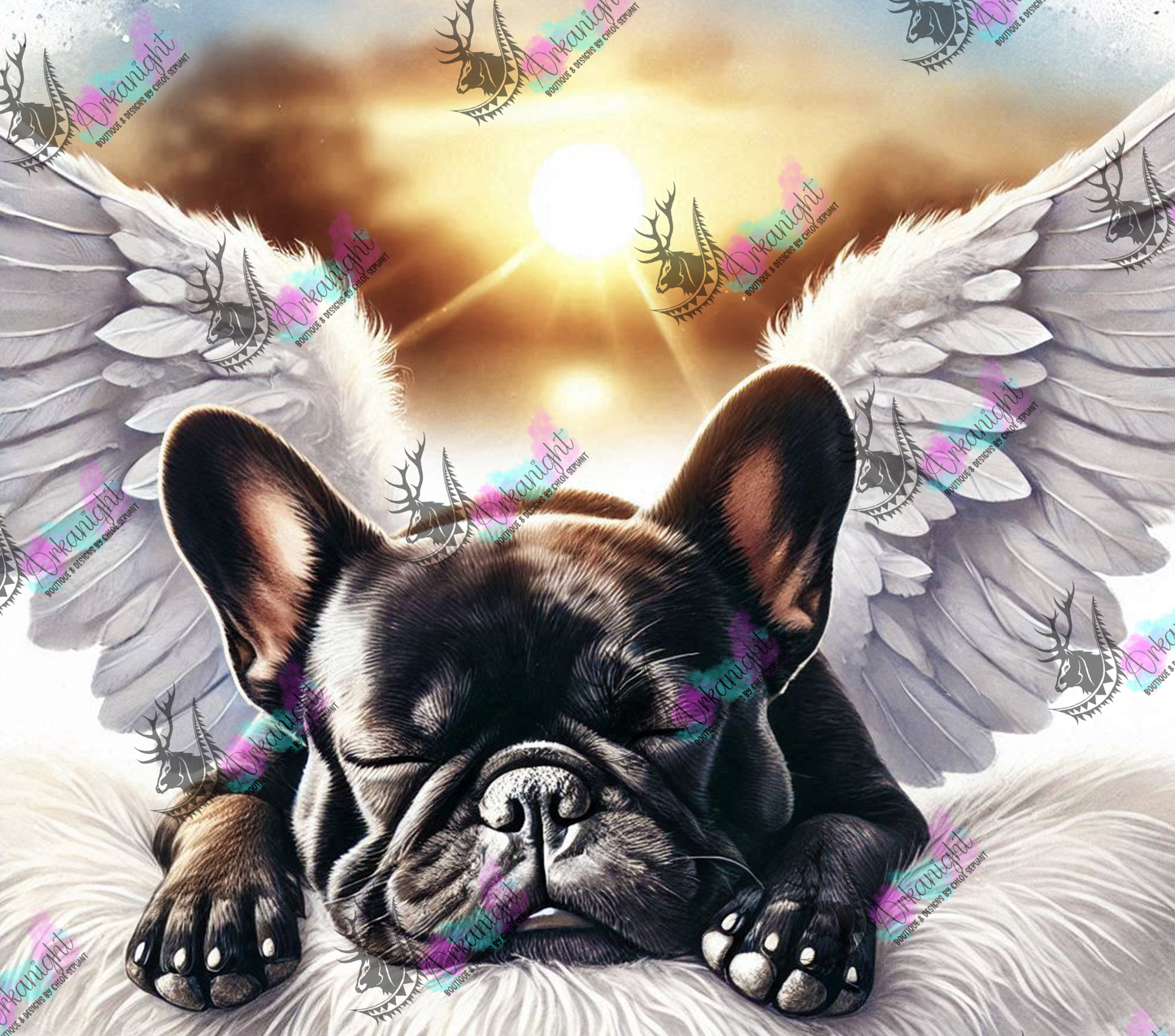 Numérique - Collection Mémoire Chien - French Bulldog - Black