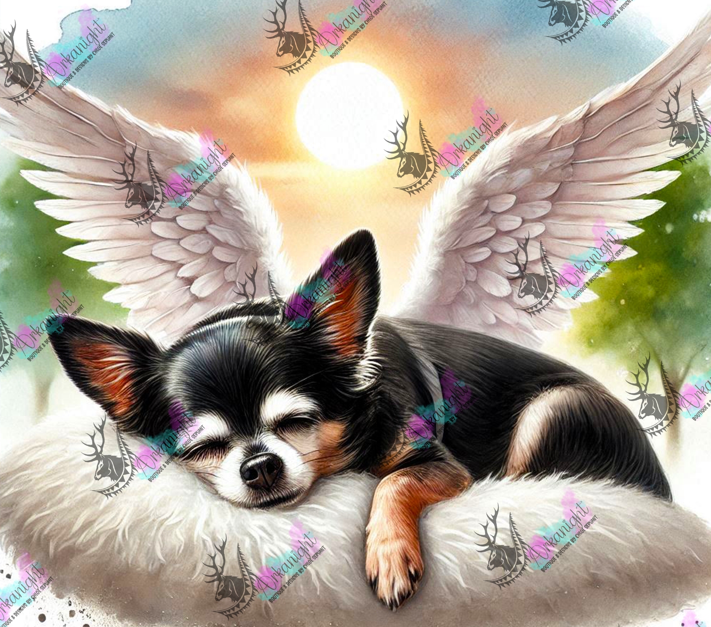 Numérique - Collection Mémoire Chien - Chihuahua - Black & Tan