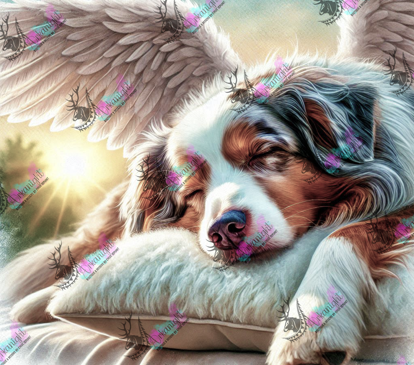 Numérique - Collection Mémoire Chien - Australian Shepherd - Bleu Merle - 02