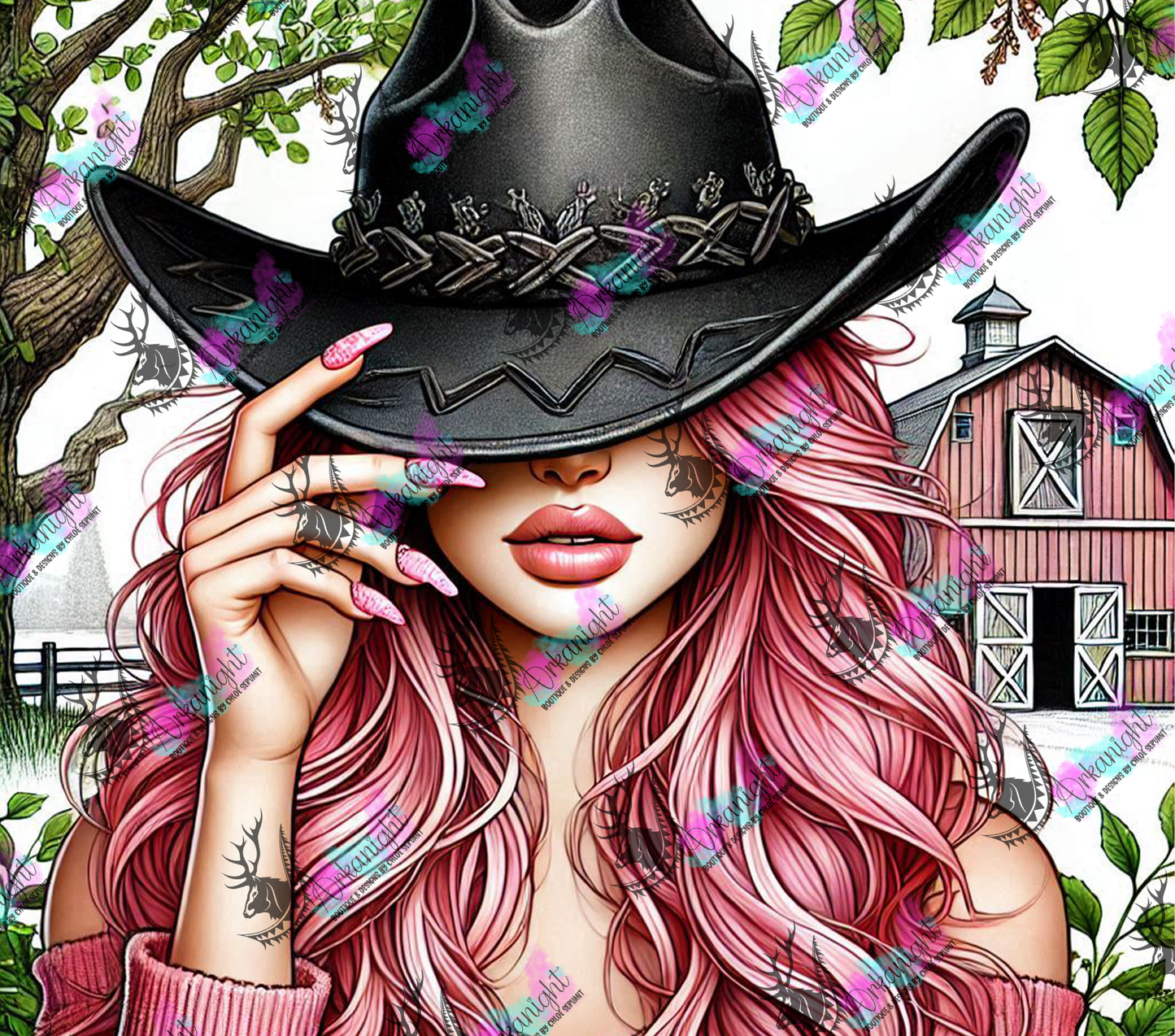 Numérique - Collection Western 2025 - Cowgirl Rose - 03