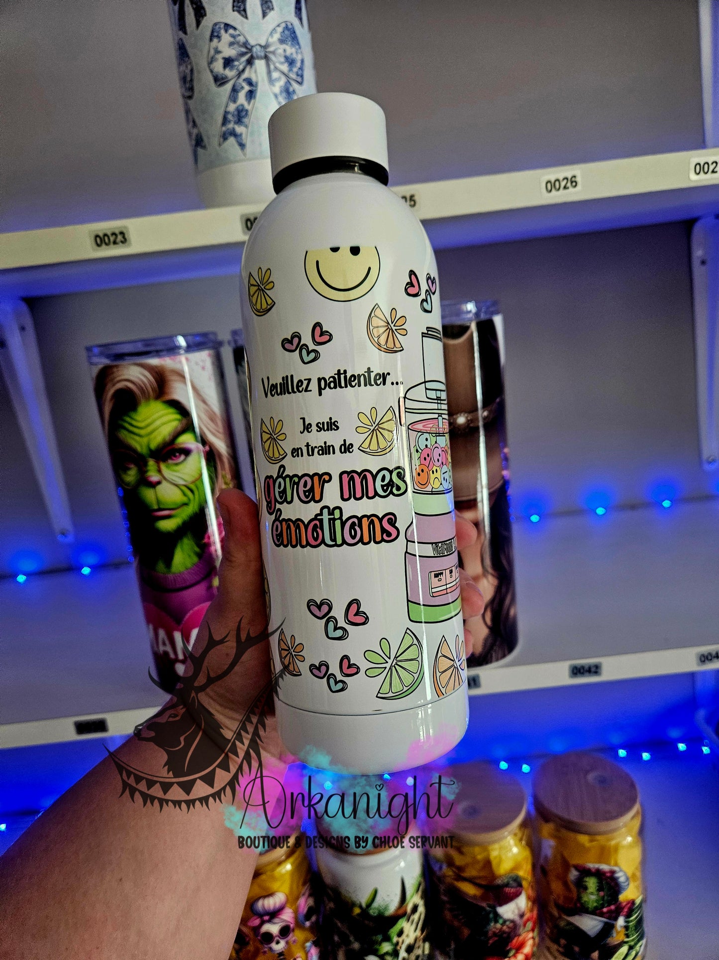 Bouteille d'eau 17 OZ - Isotherme - Gérer mes émotions