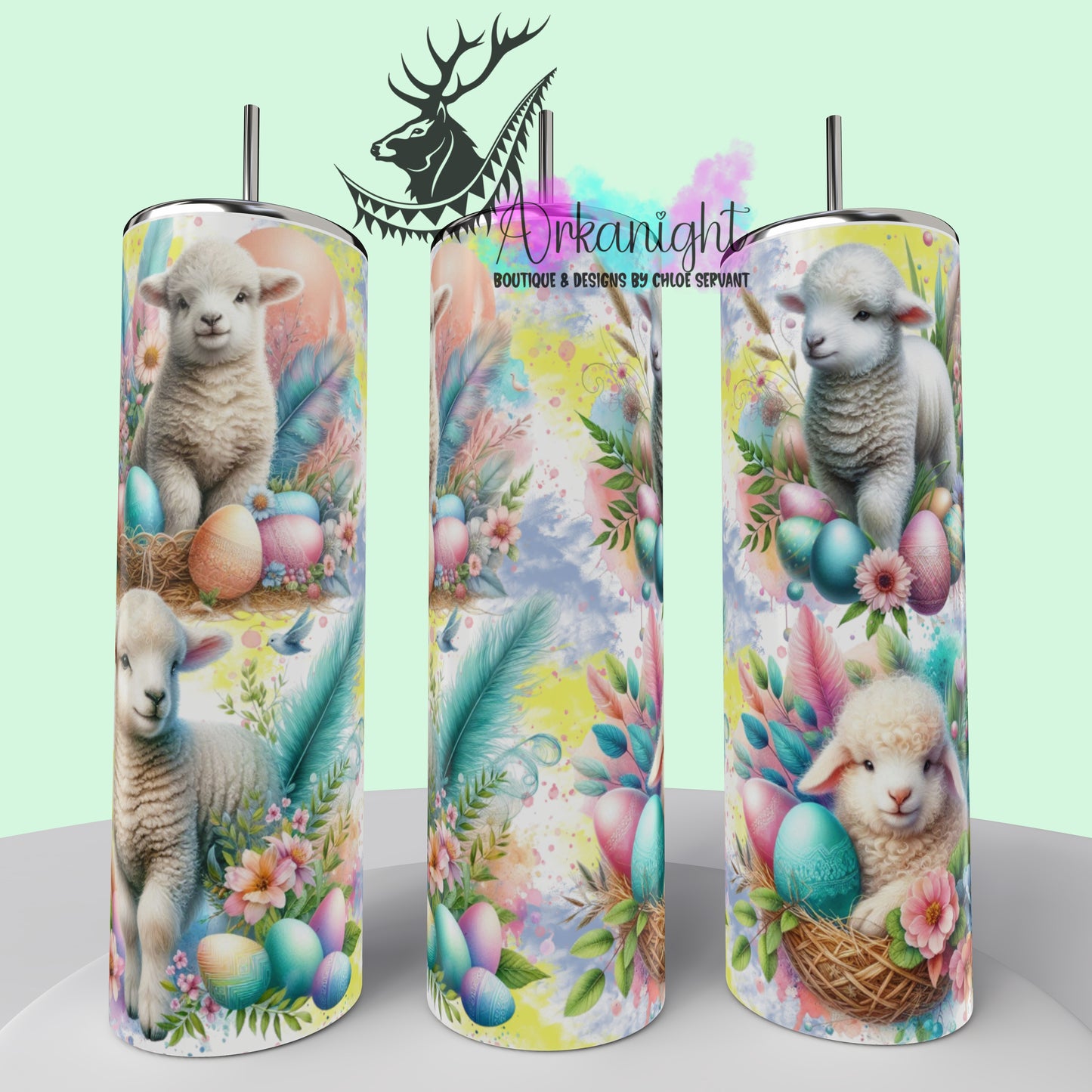 Gourde sur commande - Collection Pâques 2025 - Agneaux