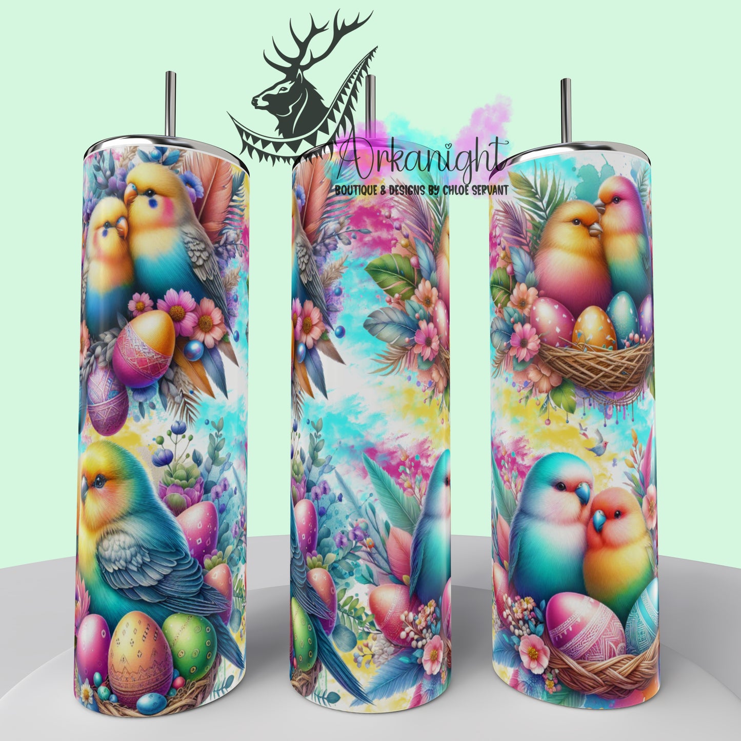 Gourde sur commande - Collection Pâques 2025 - Oiseaux