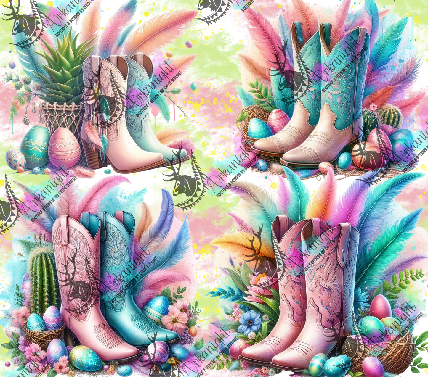 Numérique - Collection Pâques 2025 - Cowgirl Boots