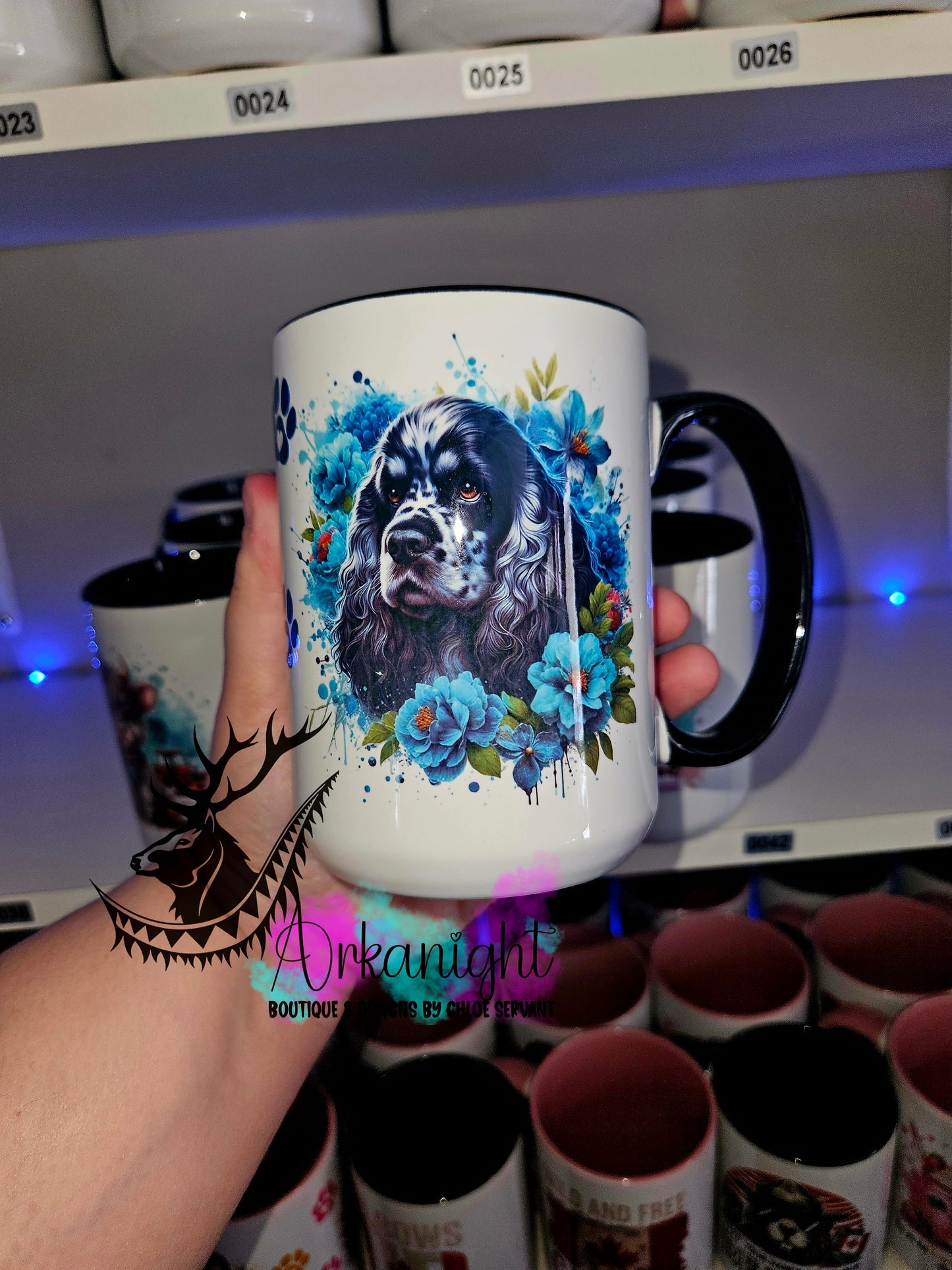 Tasse en céramique sur commande - American Cocker