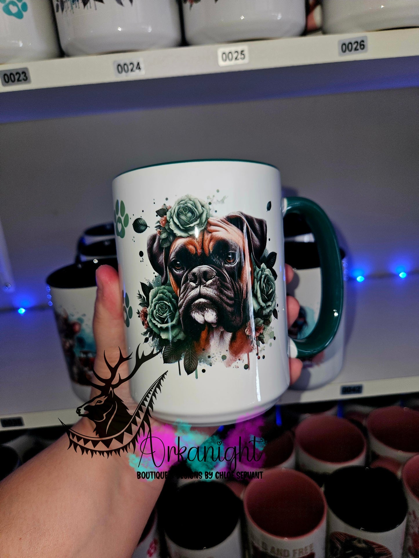 Tasse en céramique sur commande - Boxer