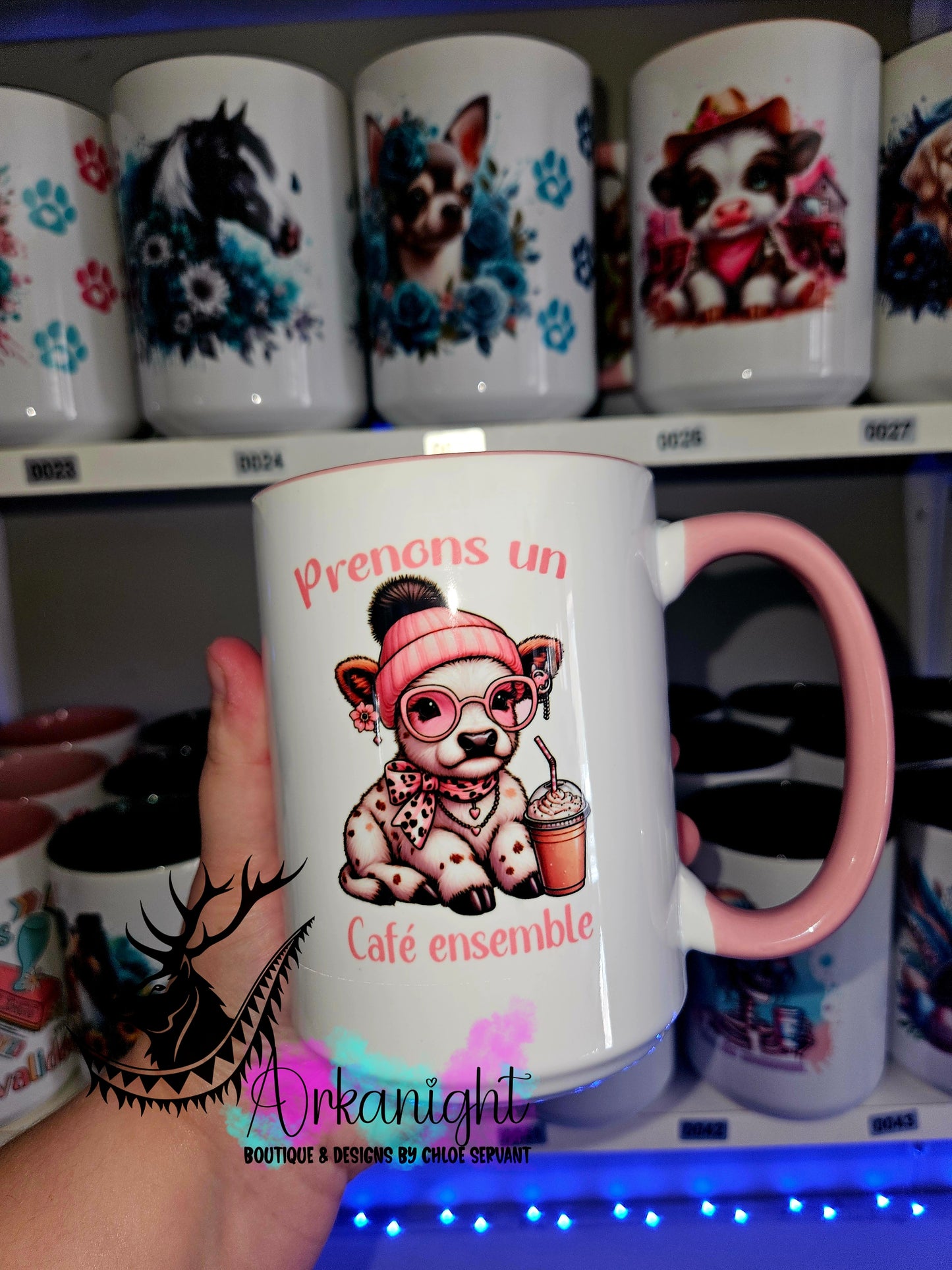 Tasse en céramique sur commande - Duo - Prenons un café ensemble pour le reste de nos vies
