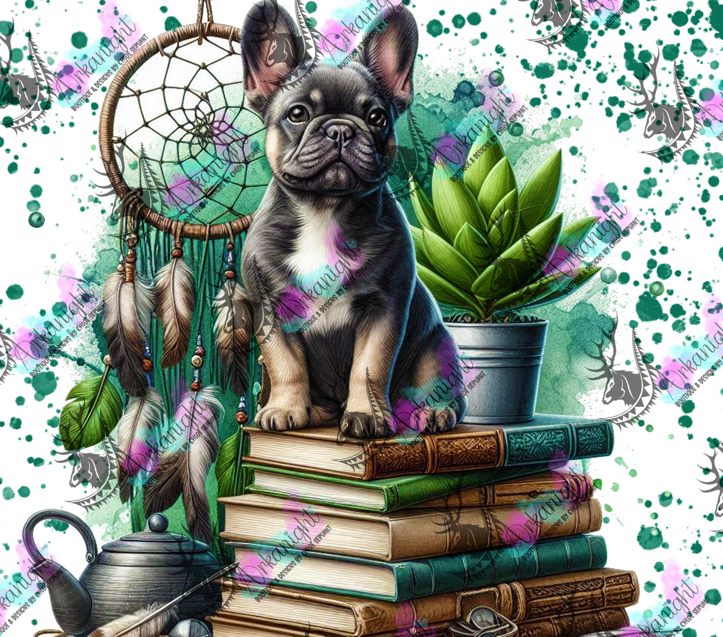 Numérique - Collection Books & Dogs - French Bulldog - 01