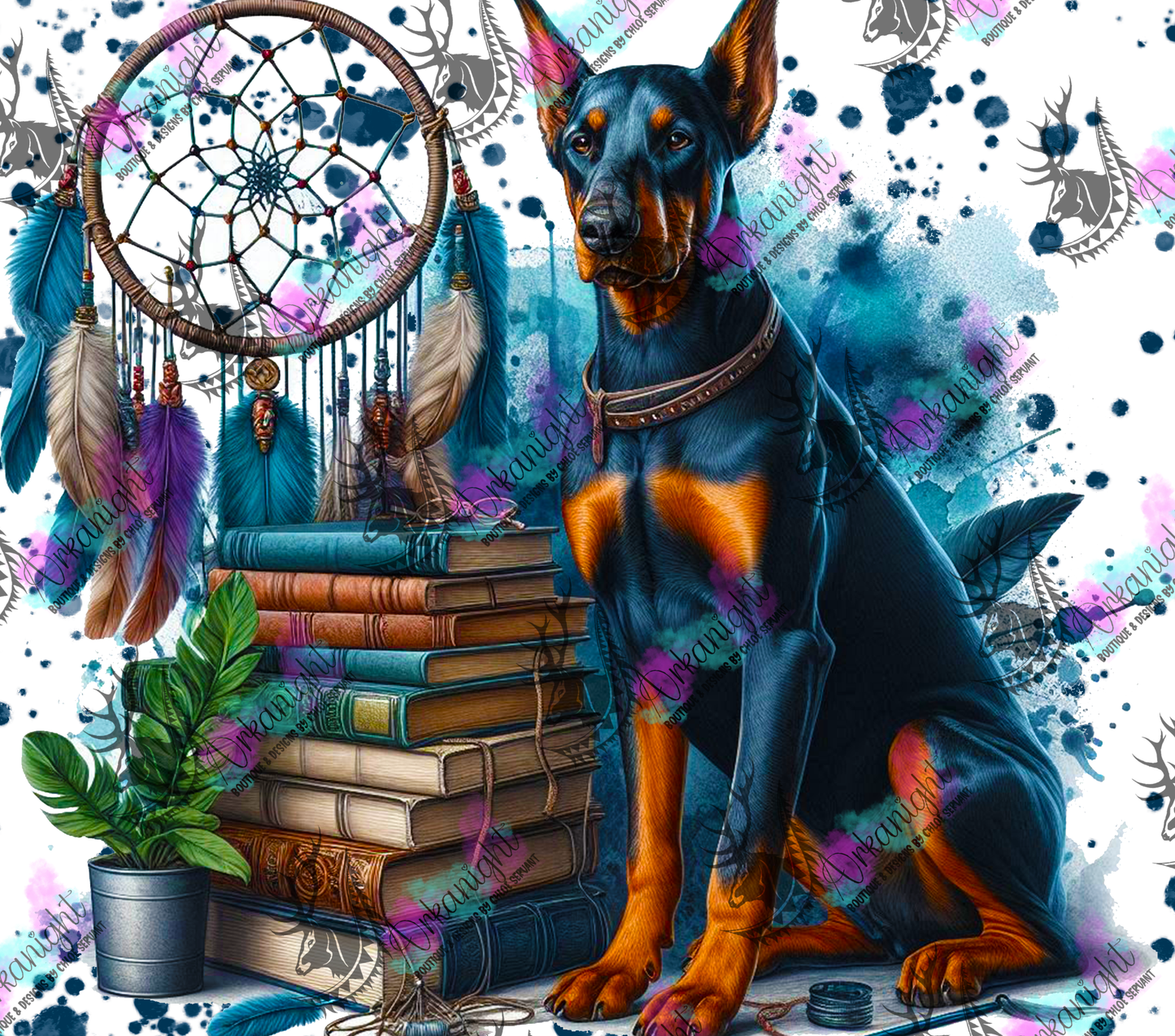 Numérique - Collection Books & Dogs - Doberman