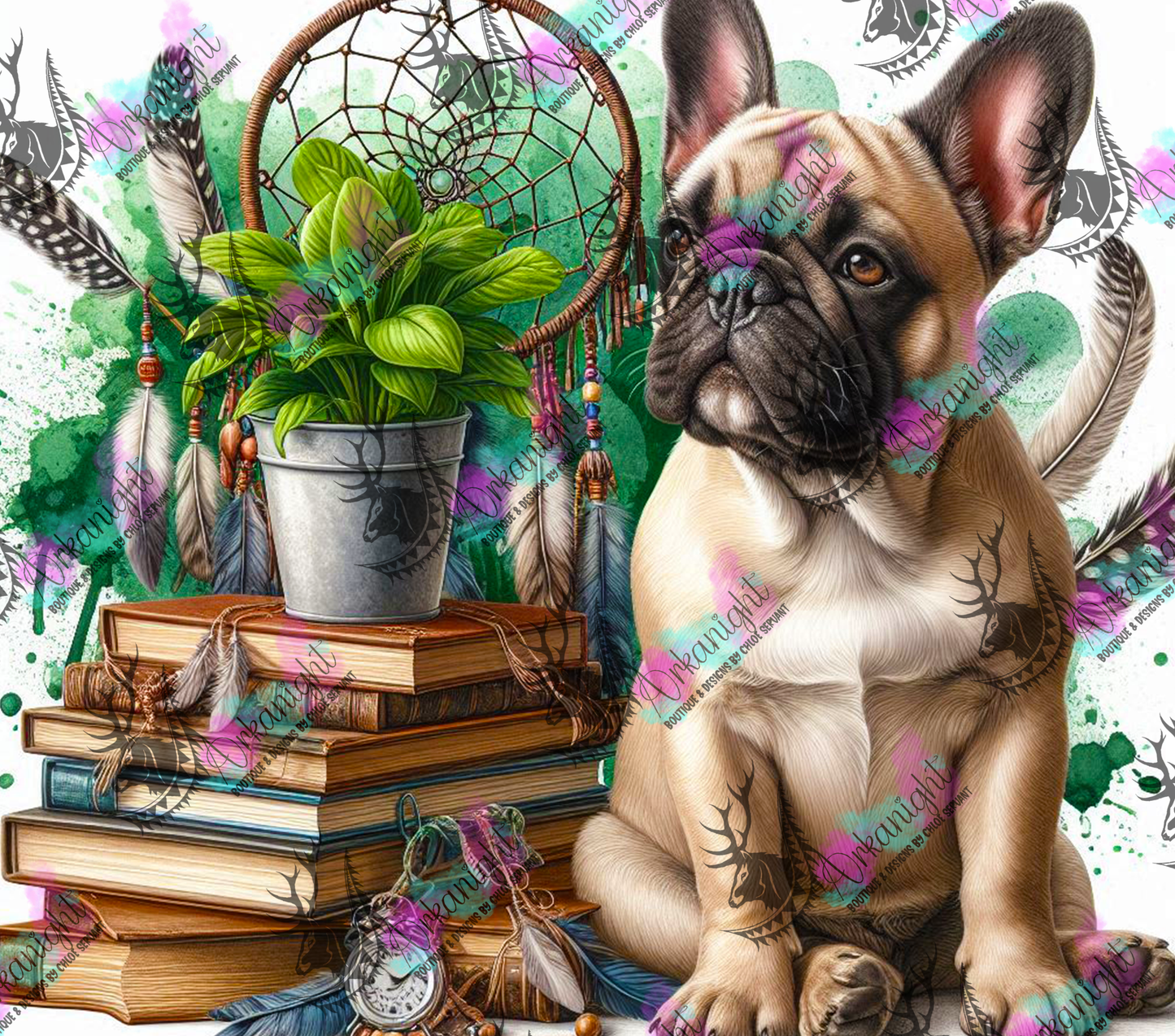 Numérique - Collection Books & Dogs - French Bulldog - 04