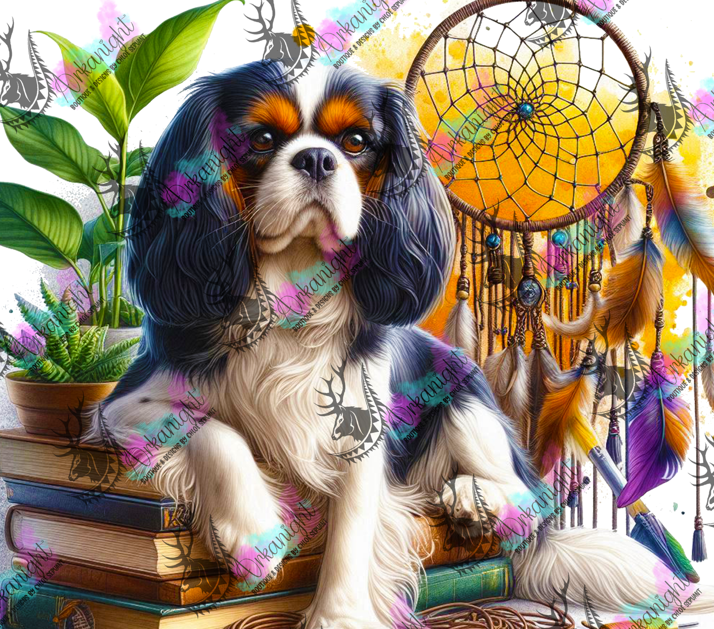 Numérique - Collection Books & Dogs - Cavalier Kings Charles - 02