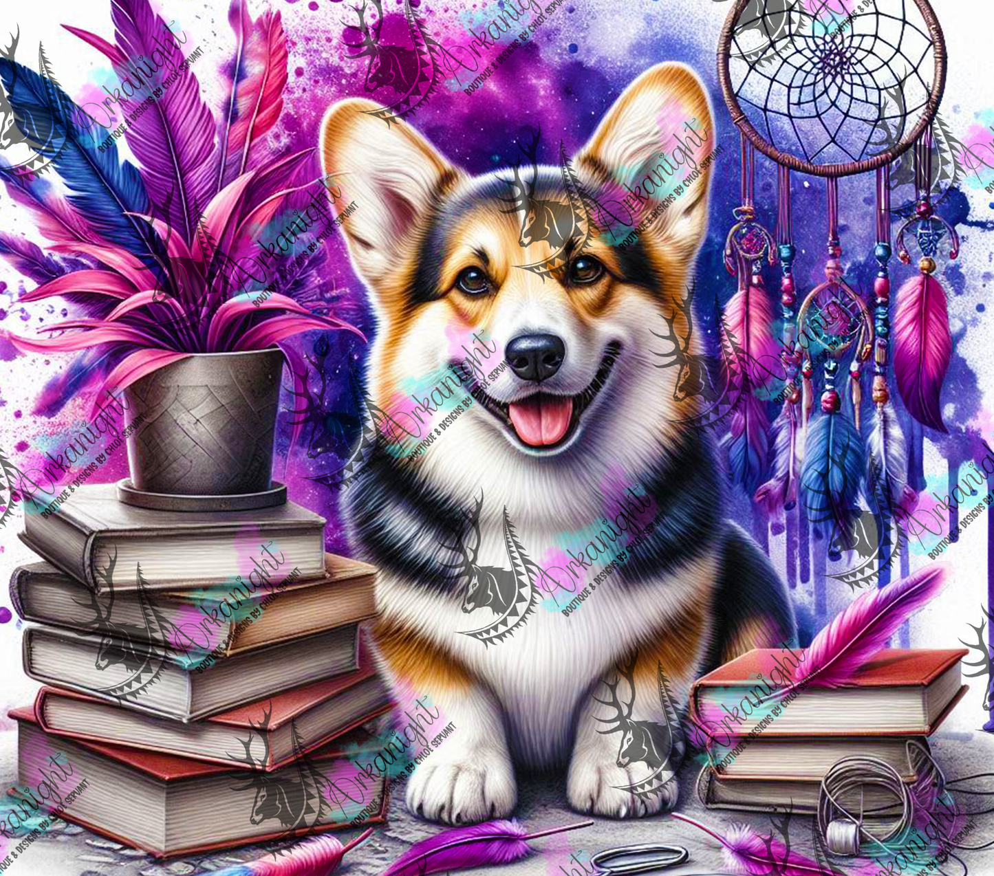 Numérique - Collection Books & Dogs - Corgi - 02