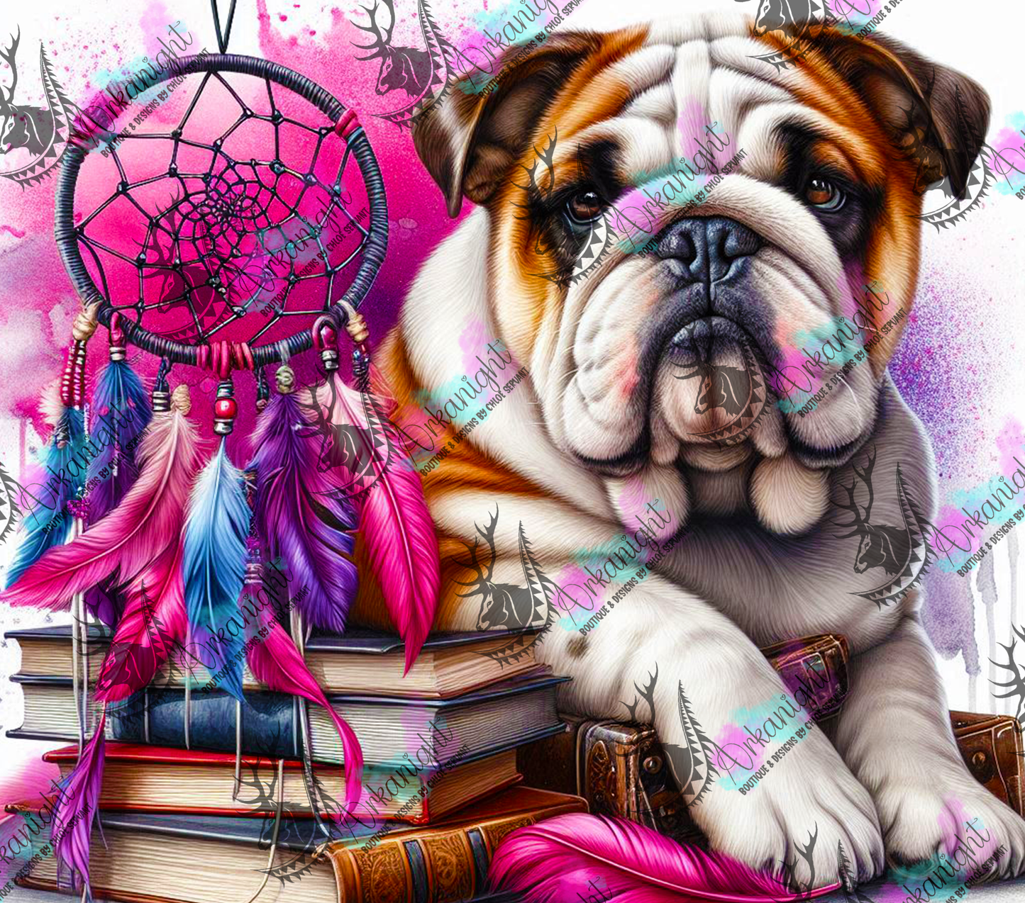 Numérique - Collection Books & Dogs - English Bulldog -01