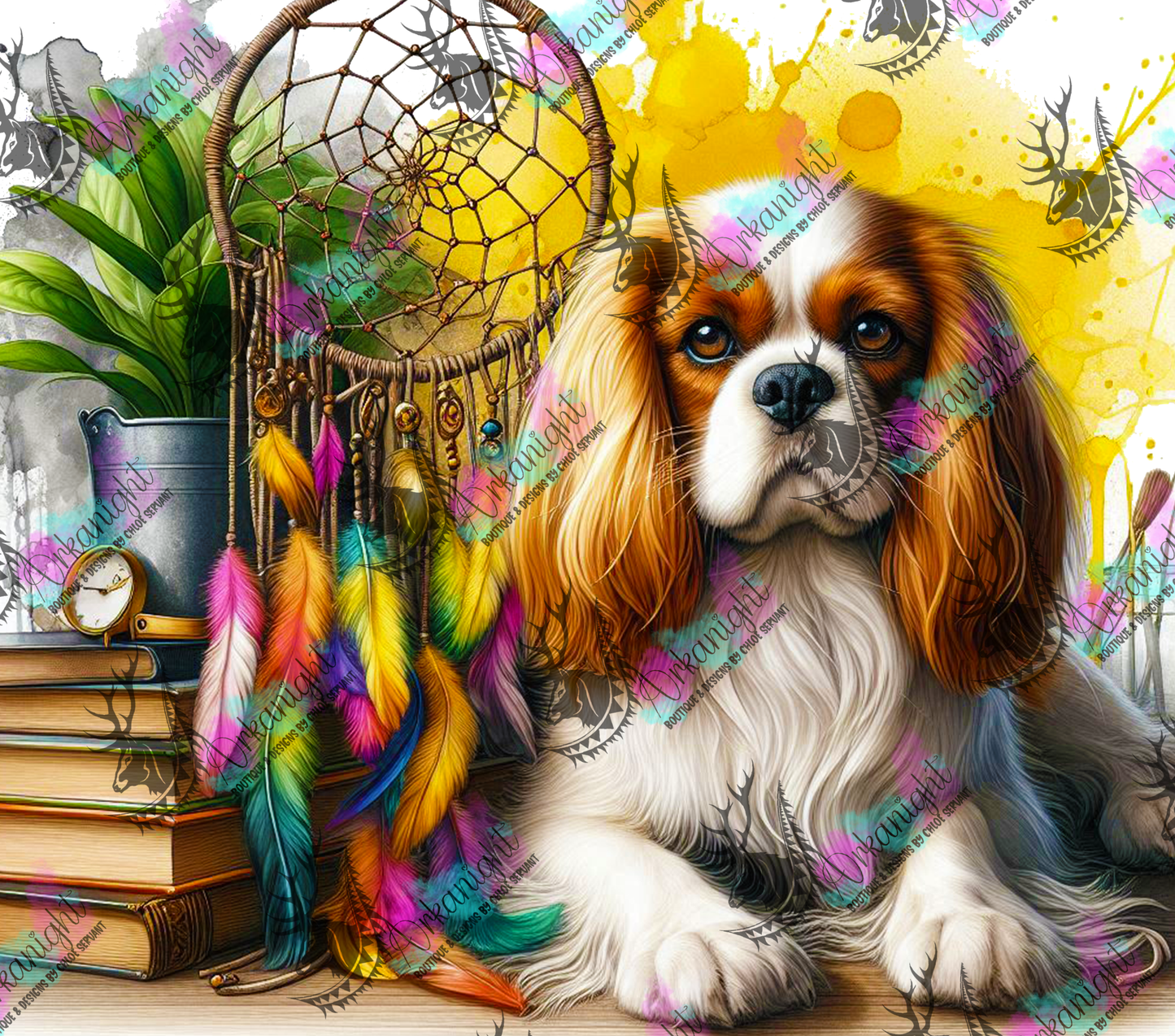 Numérique - Collection Books & Dogs - Cavalier Kings Charles - 01