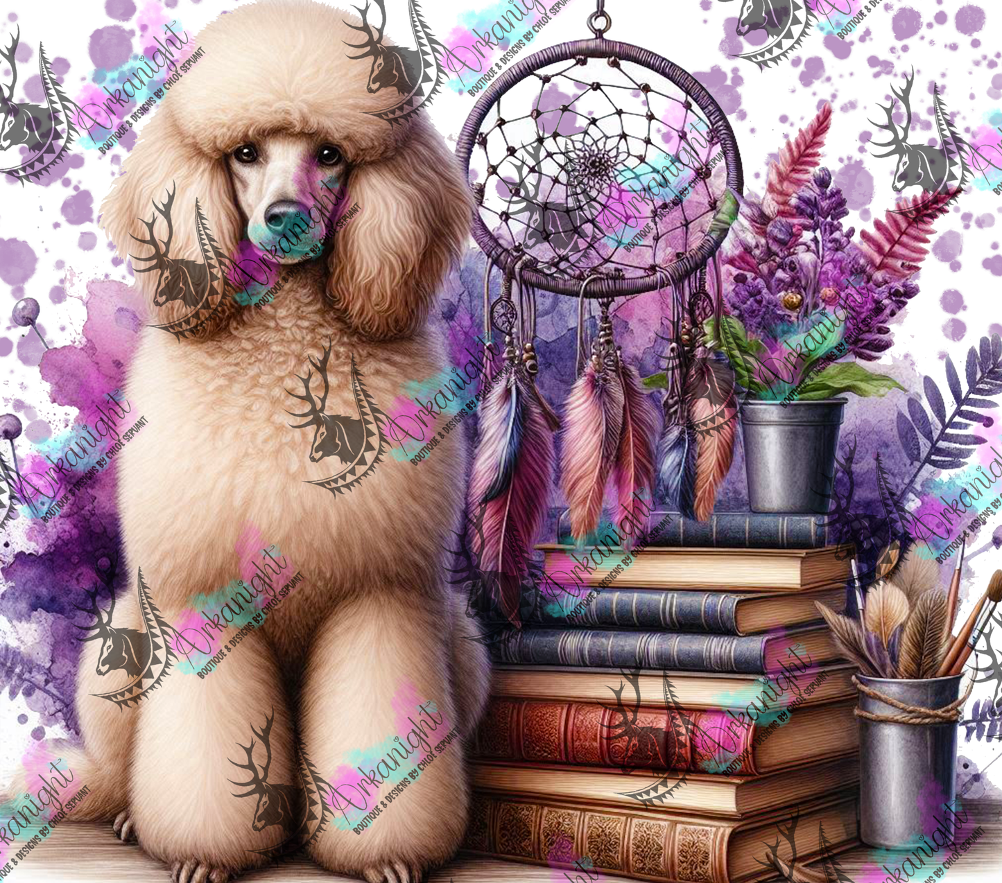 Numérique - Collection Books & Dogs - Standard Poodle - 03