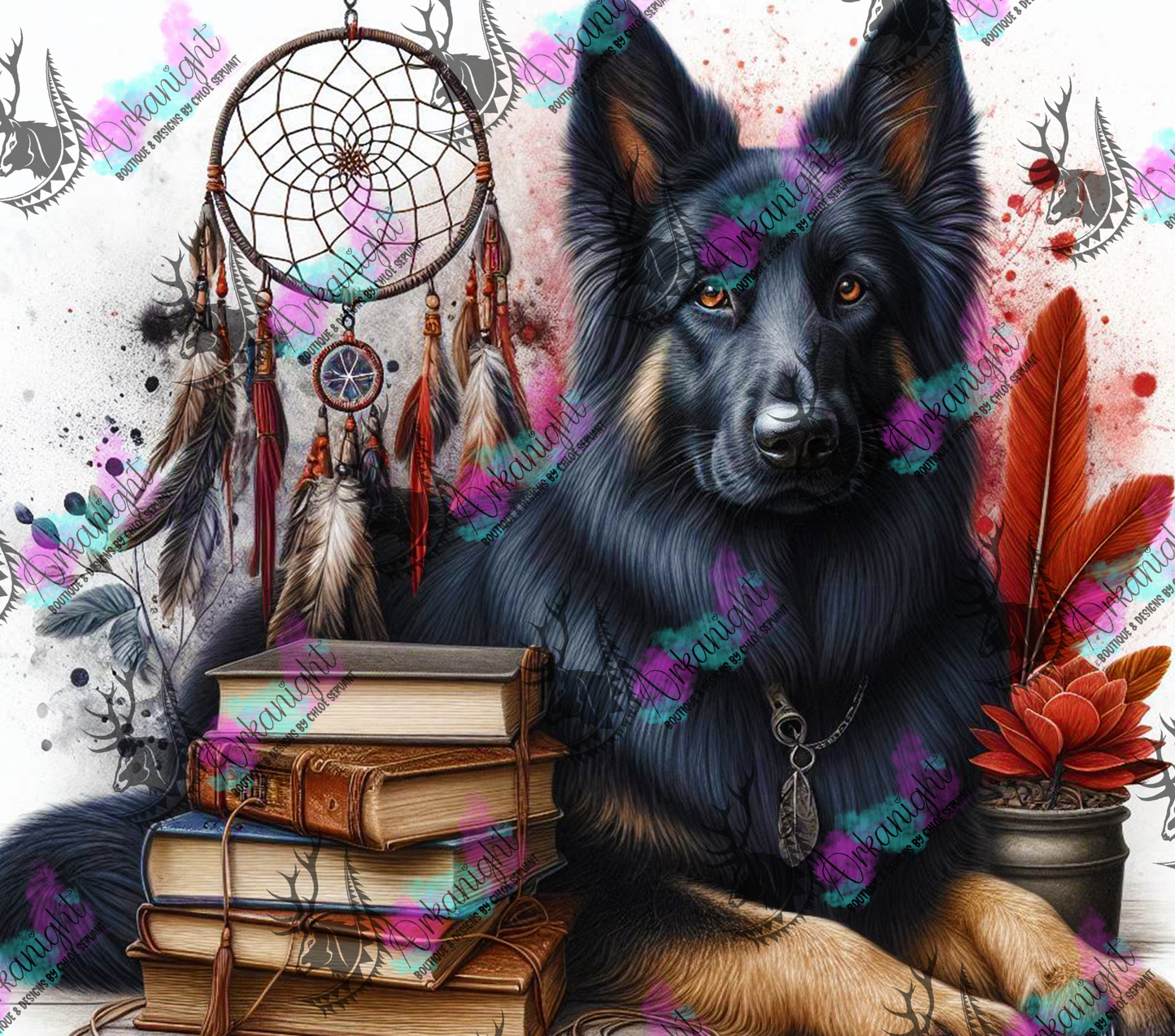 Numérique - Collection Books & Dogs - German Shepherd- 03