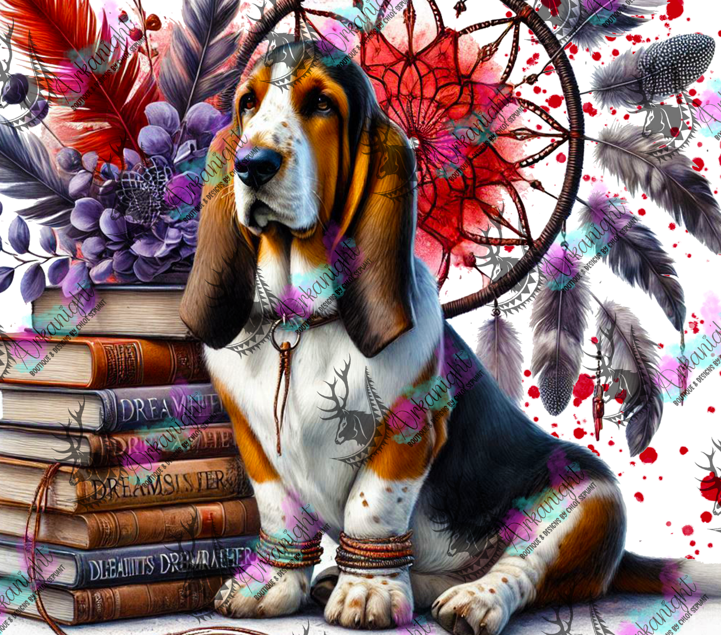 Numérique - Collection Books & Dogs - Basset Hound