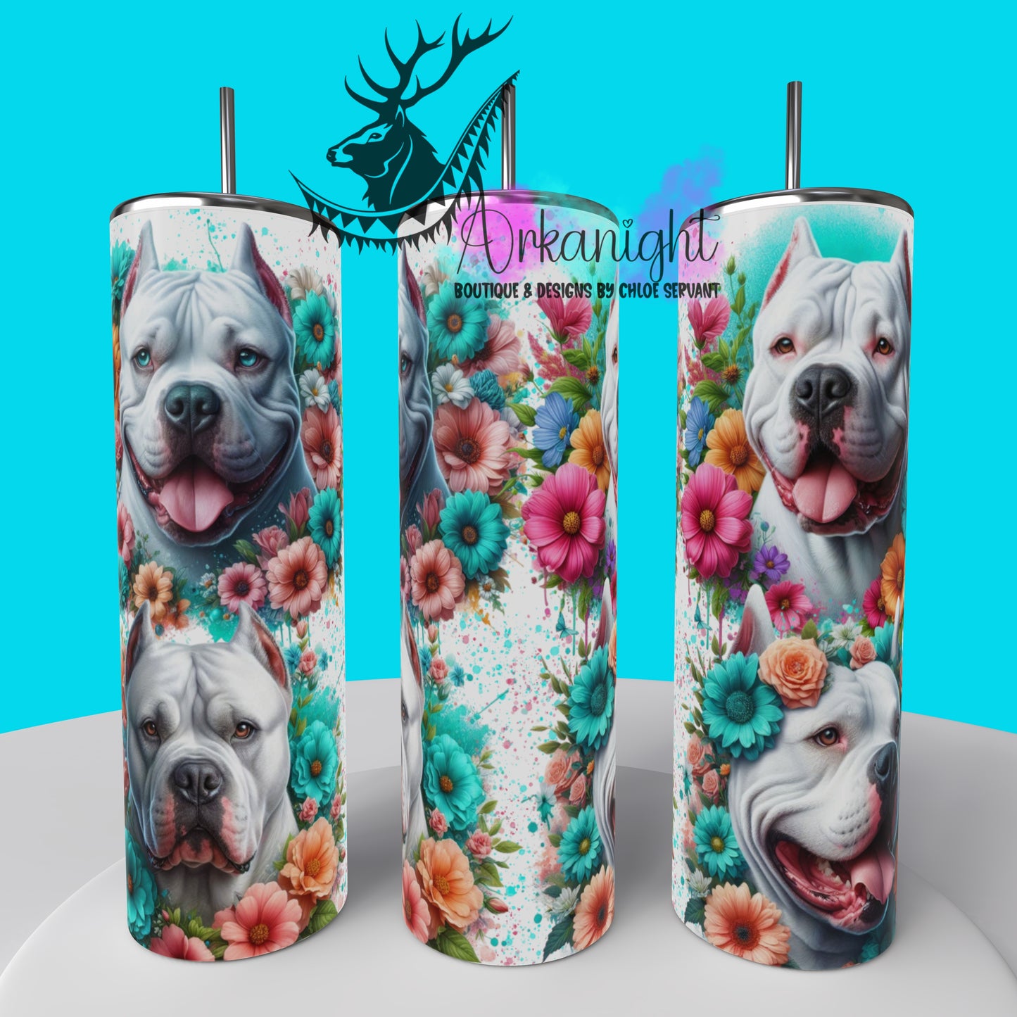 Gourde sur commande - Collection Chien 2025 - American Bully
