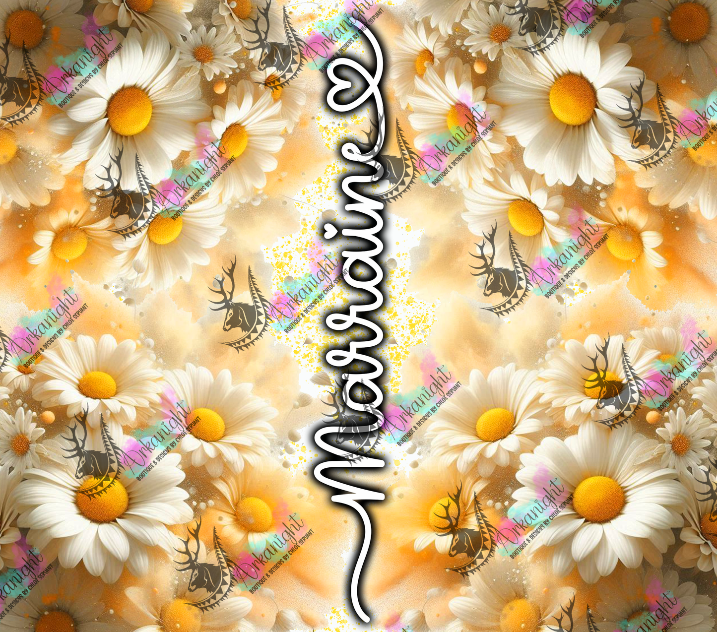 Numérique - Collection Fête des mères 2025 - Daisies Maman- Mamie - Marraine - Sans Texte