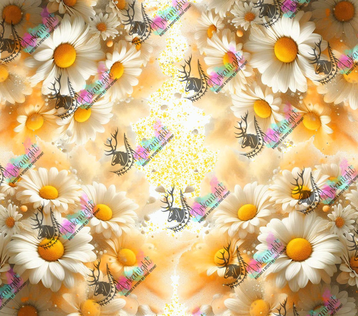 Numérique - Collection Fête des mères 2025 - Daisies Maman- Mamie - Marraine - Sans Texte